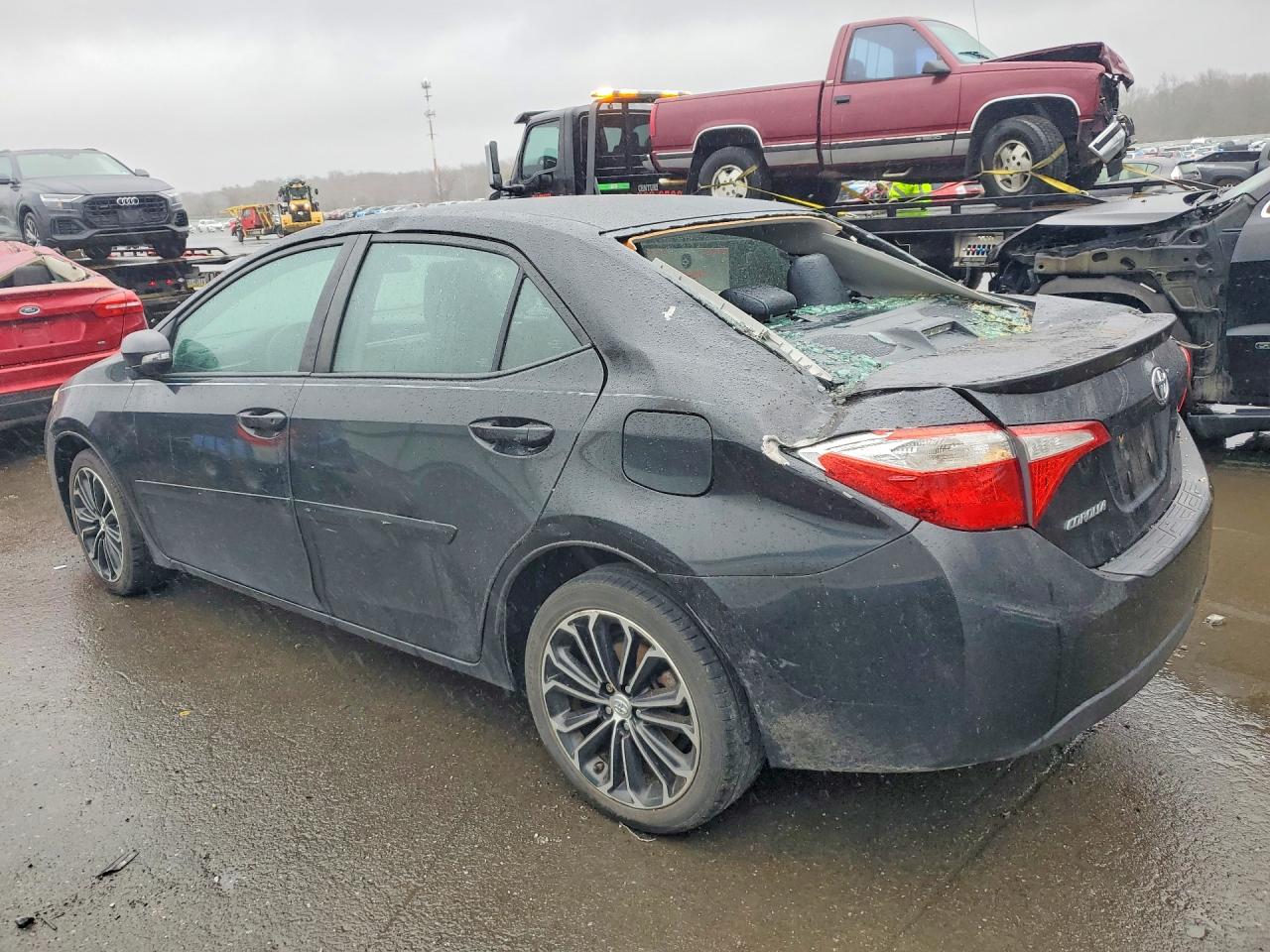 2014 Toyota Corolla S Plus Black vin: 2T1BURHE8EC121020