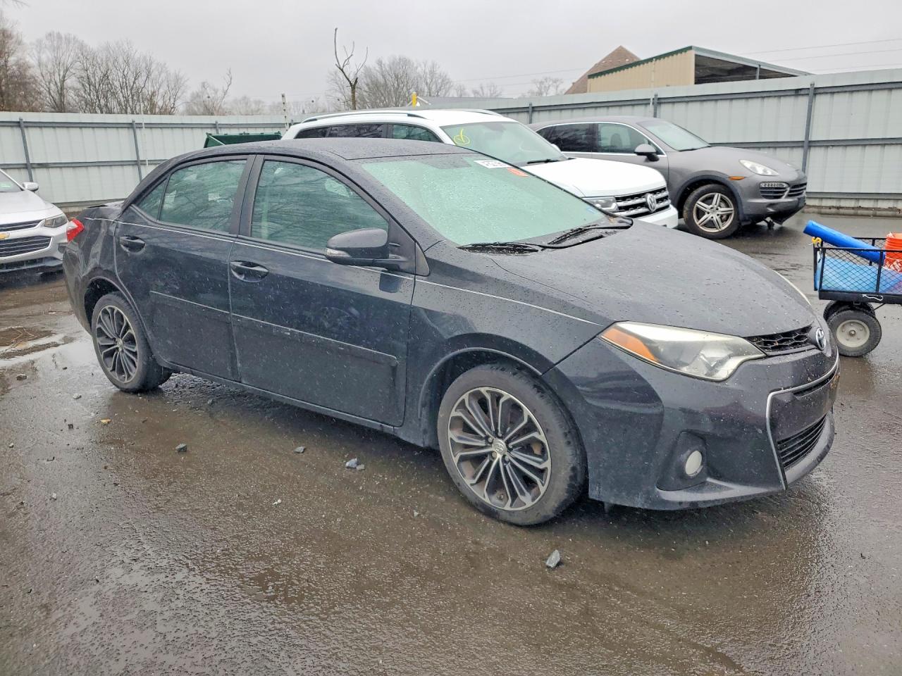 2014 Toyota Corolla S Plus Black vin: 2T1BURHE8EC121020