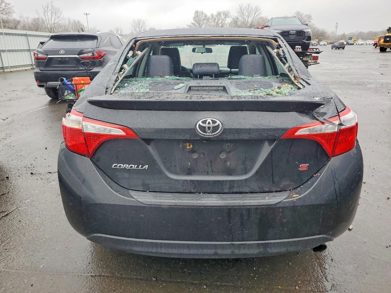 2014 Toyota Corolla S Plus Black vin: 2T1BURHE8EC121020