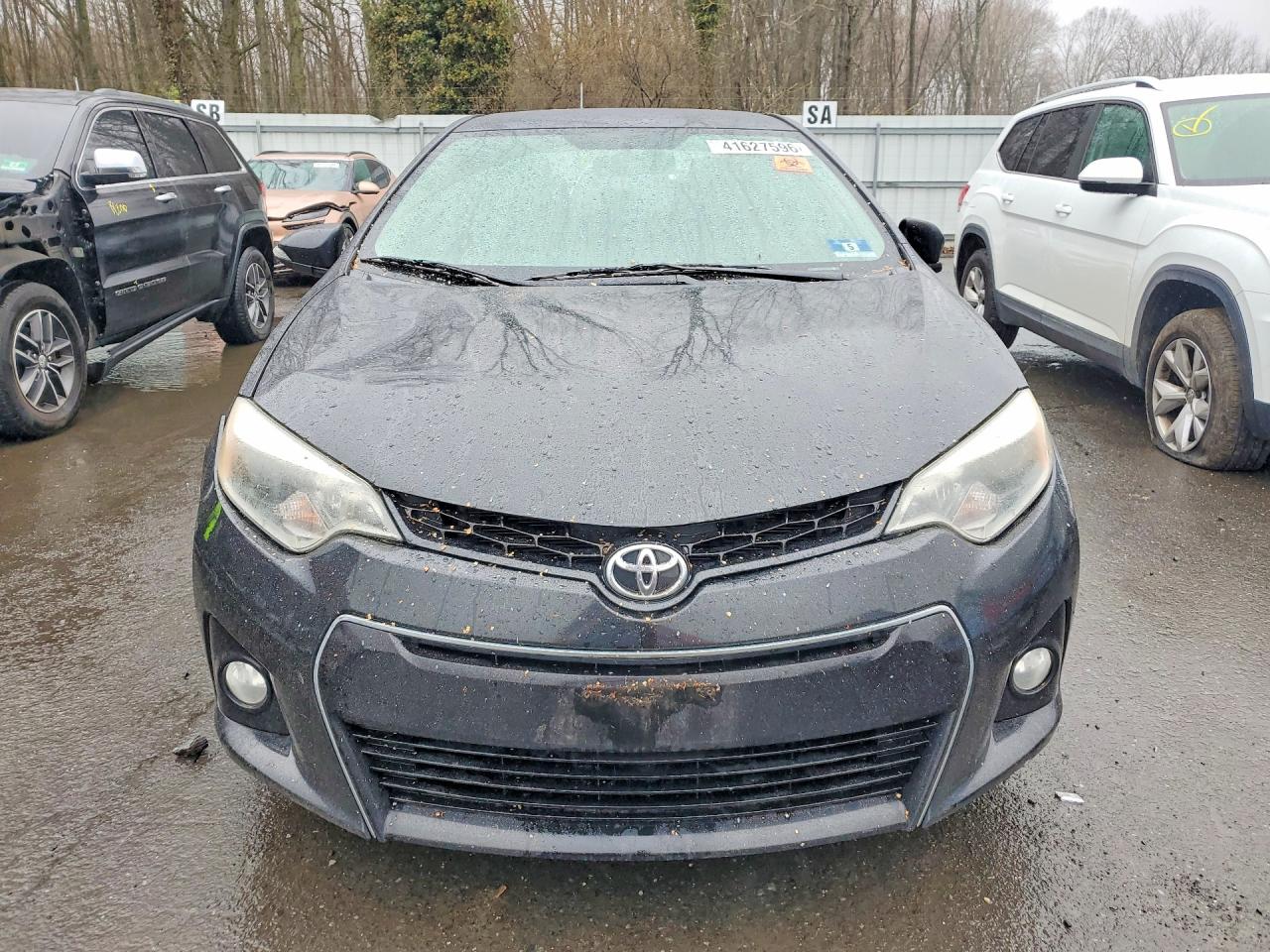 2014 Toyota Corolla S Plus Black vin: 2T1BURHE8EC121020