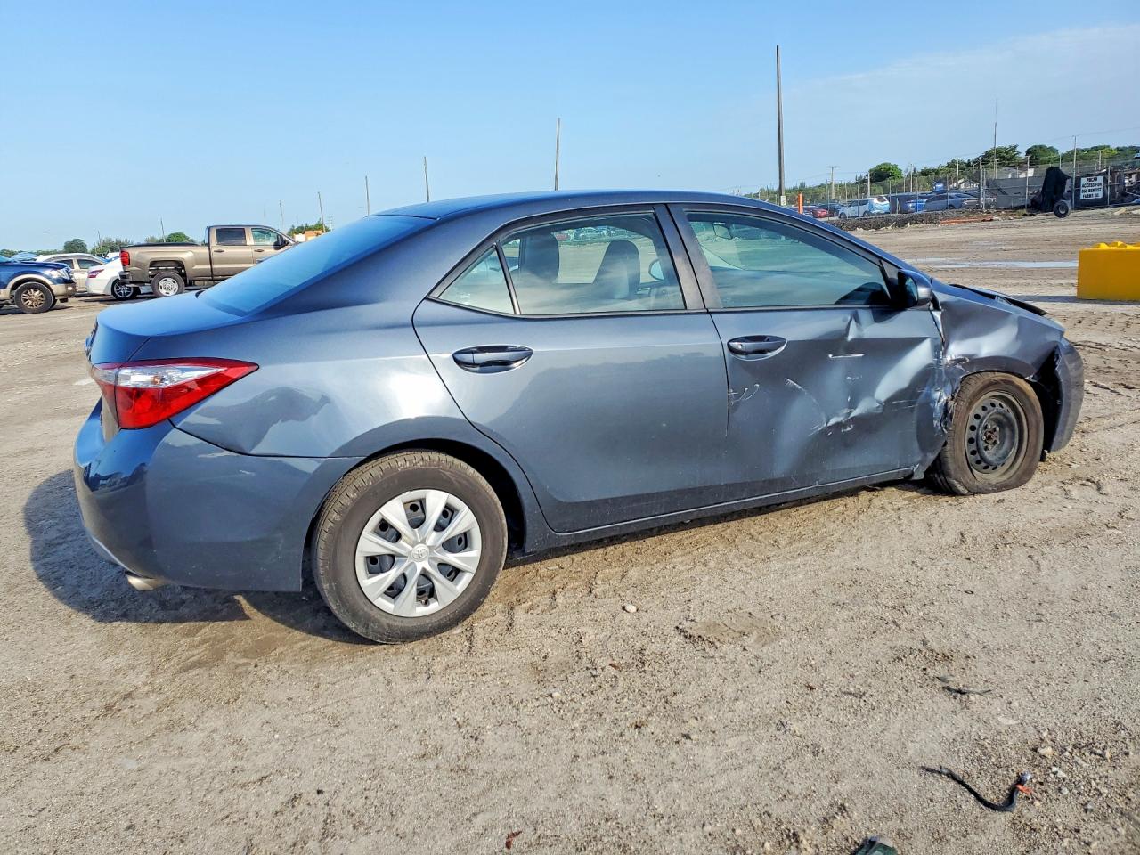 2014 Toyota Corolla L Charcoal vin: 2T1BURHE8EC124709