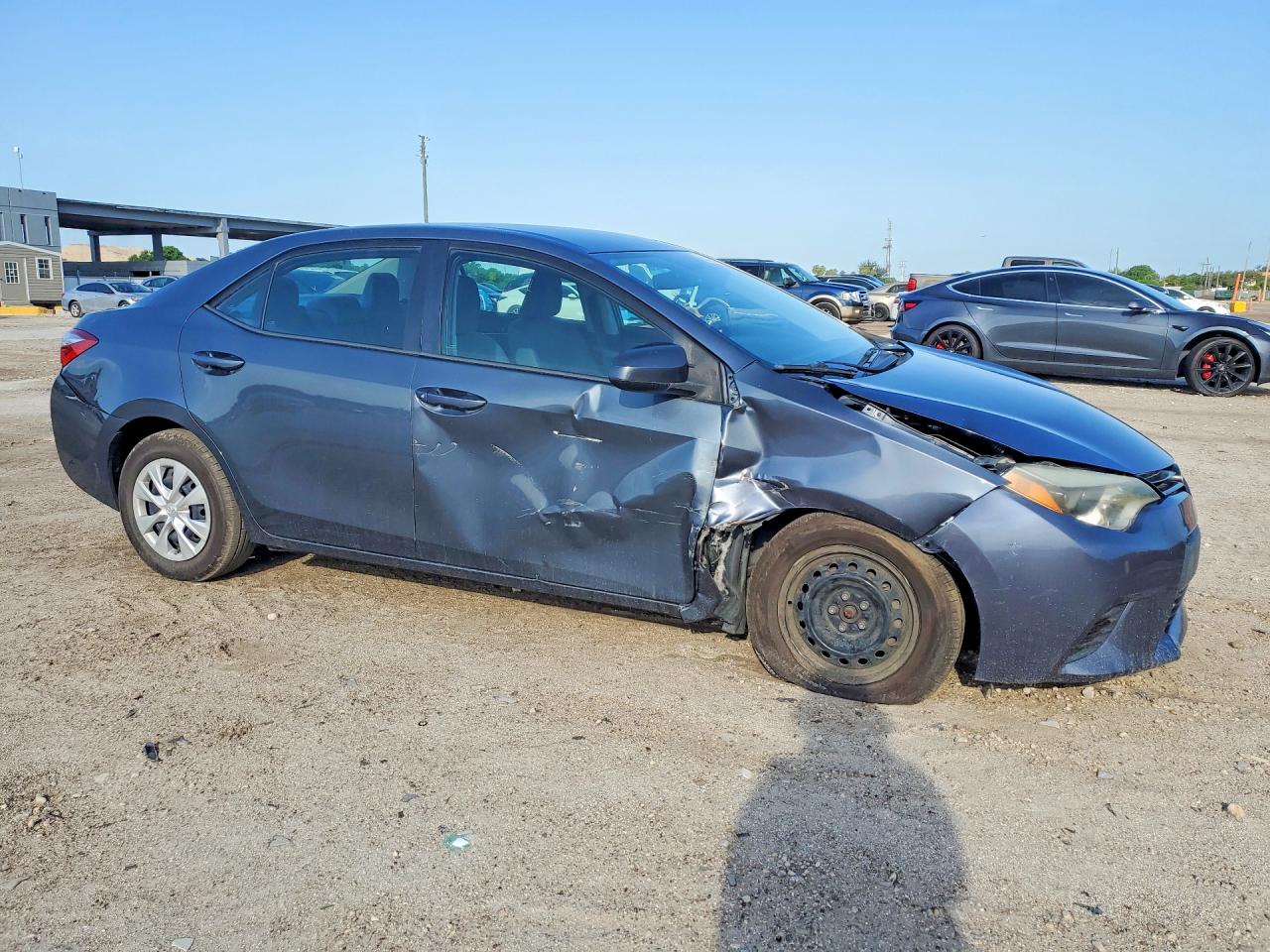 2014 Toyota Corolla L Charcoal vin: 2T1BURHE8EC124709