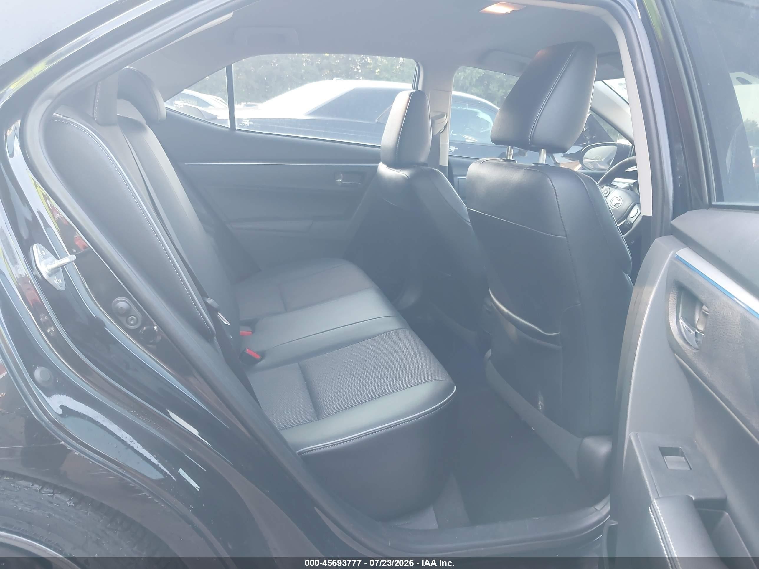 2014 Toyota Corolla S Plus Black vin: 2T1BURHE8EC128355