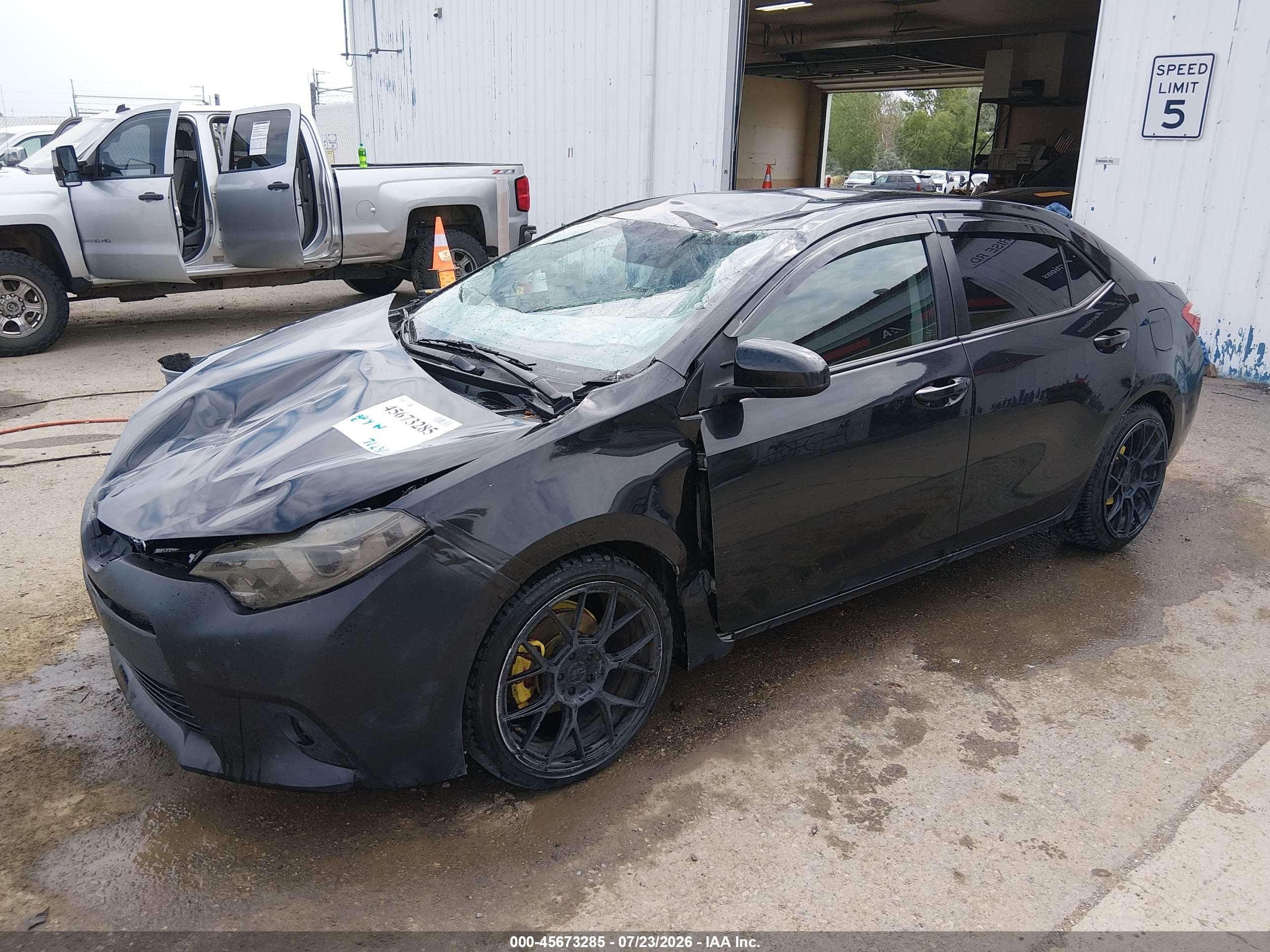 2014 Toyota Corolla Le Черный vin: 2T1BURHE8EC128503