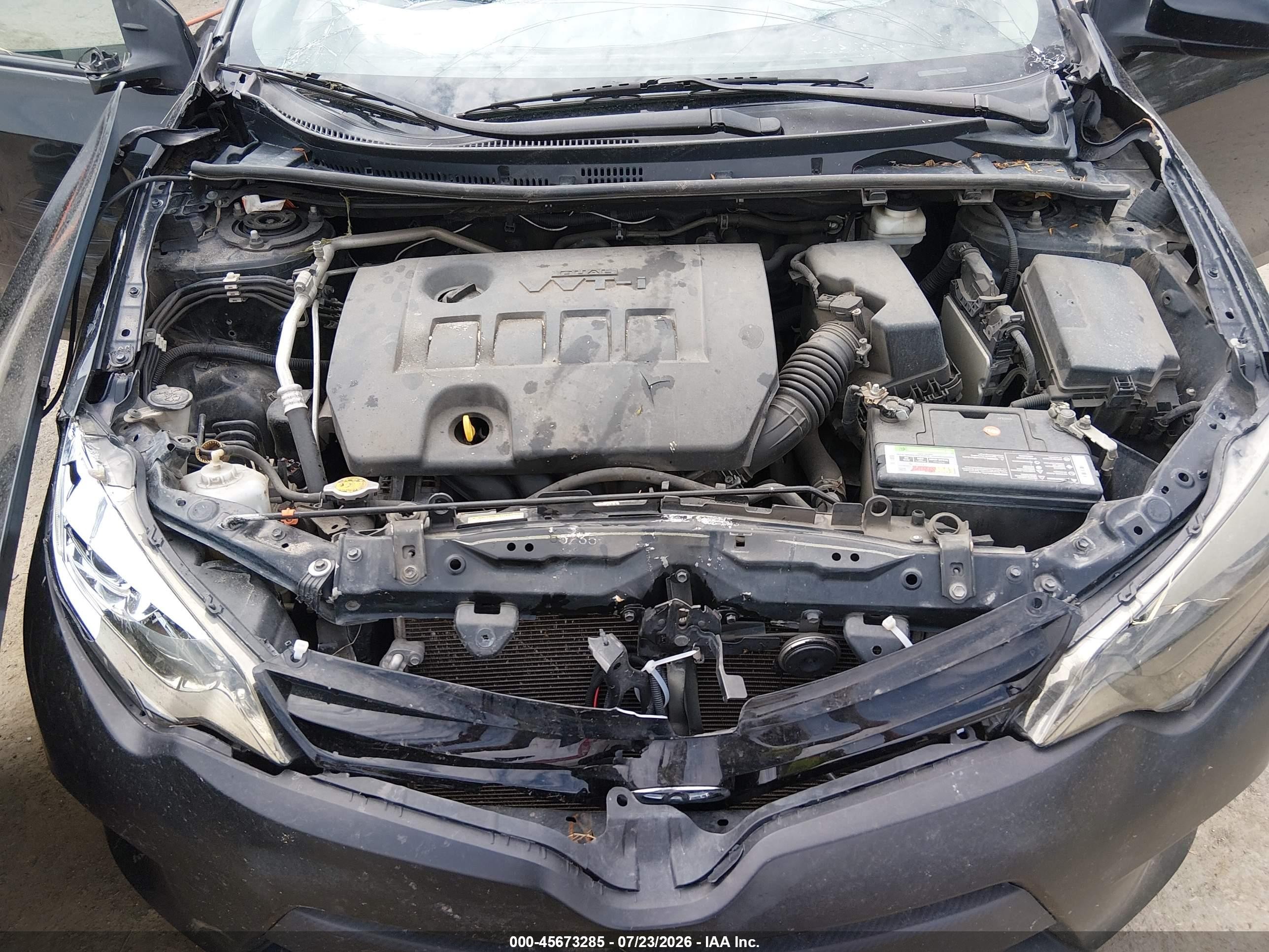 2014 Toyota Corolla Le Черный vin: 2T1BURHE8EC128503