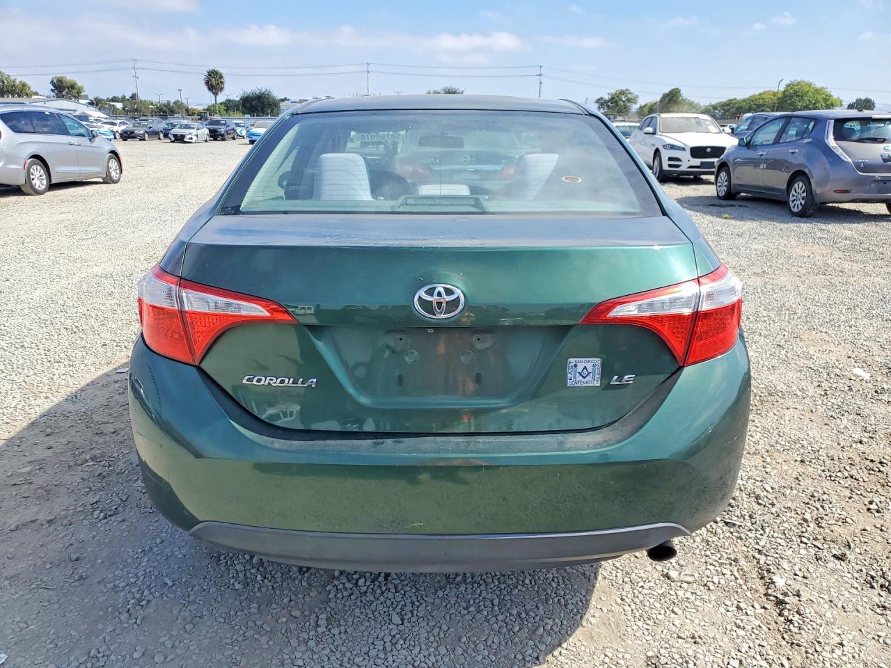 2014 Toyota Corolla Le Green vin: 2T1BURHE8EC130784