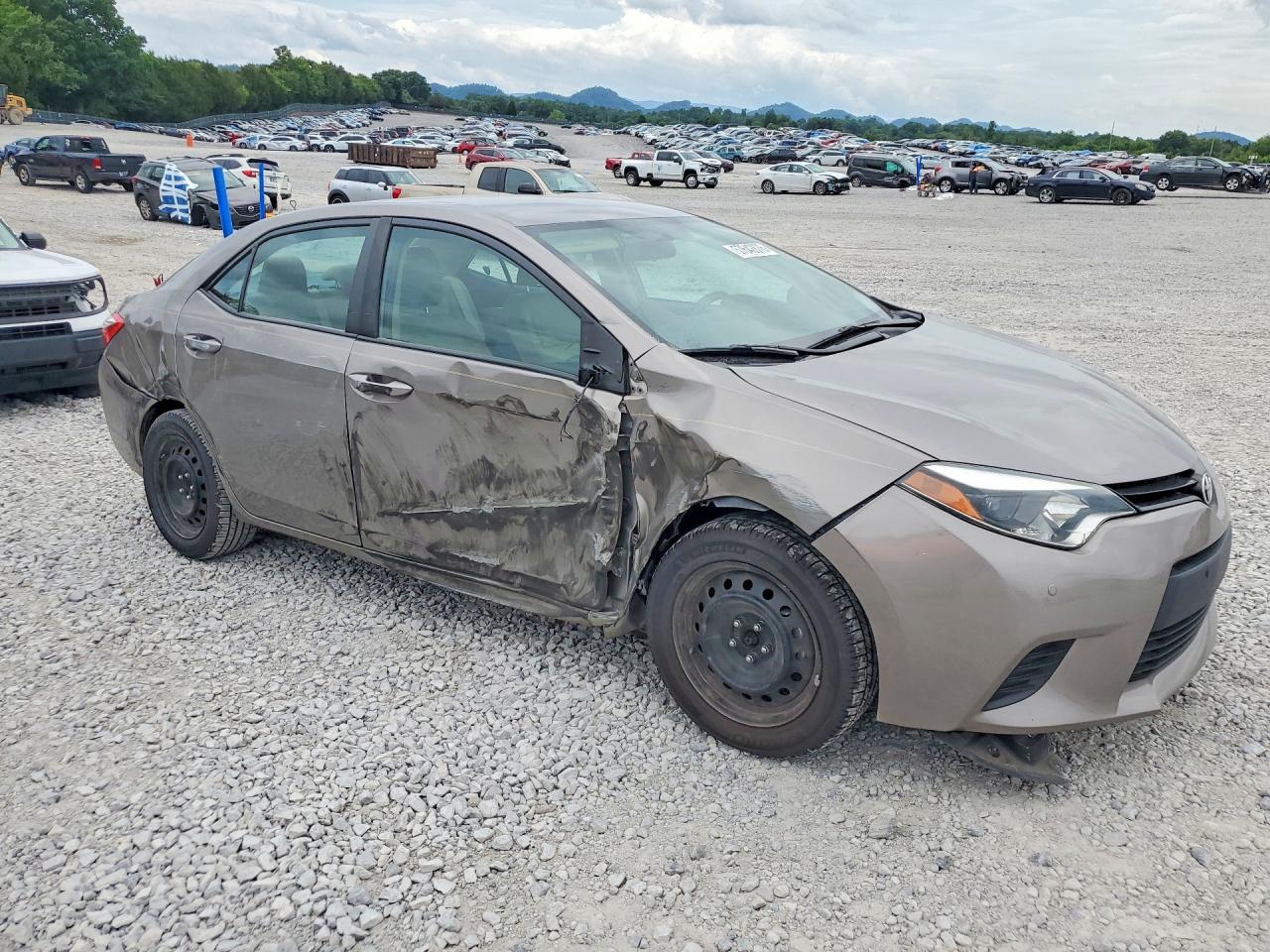 2014 Toyota Corolla Le Gray vin: 2T1BURHE8EC135242