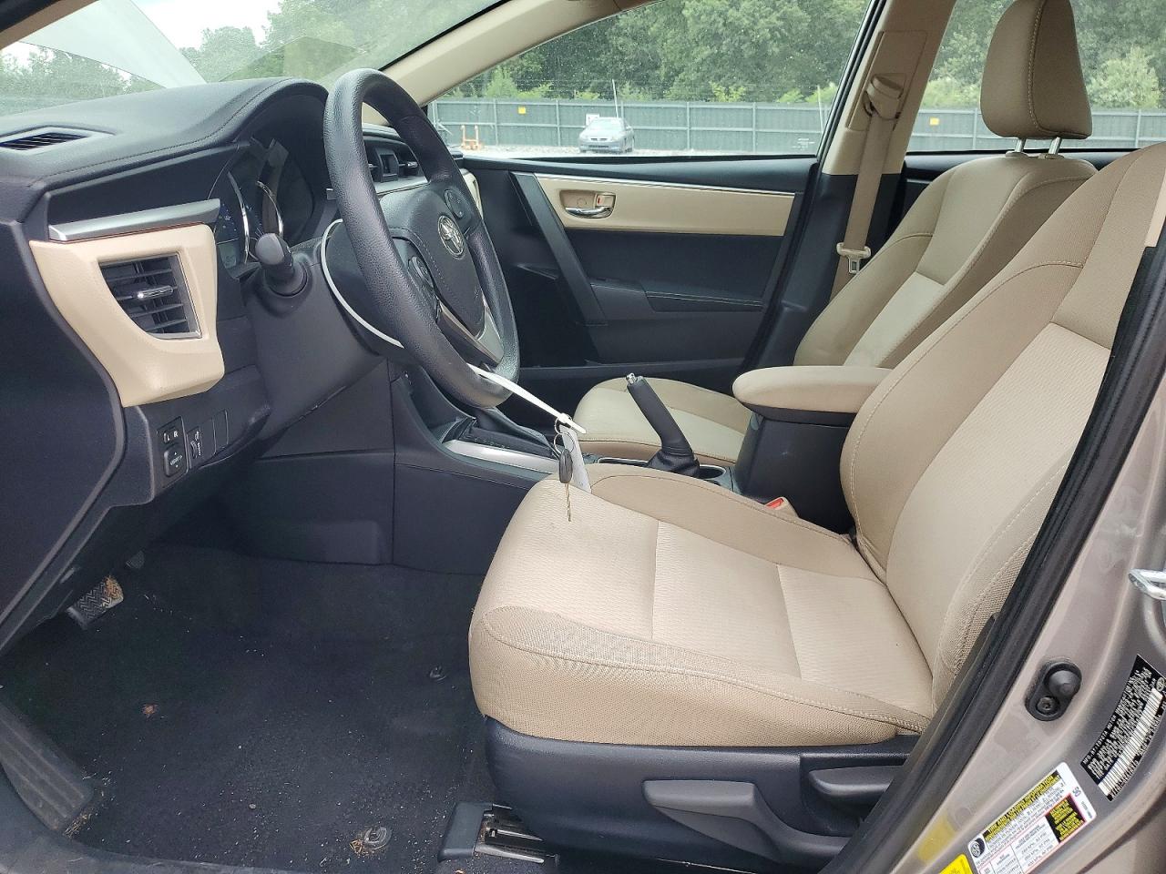 2014 Toyota Corolla Le Gray vin: 2T1BURHE8EC135242