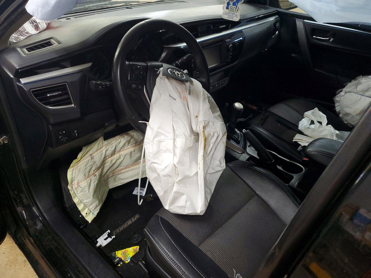 2014 Toyota Corolla S Plus Black vin: 2T1BURHE8EC139369