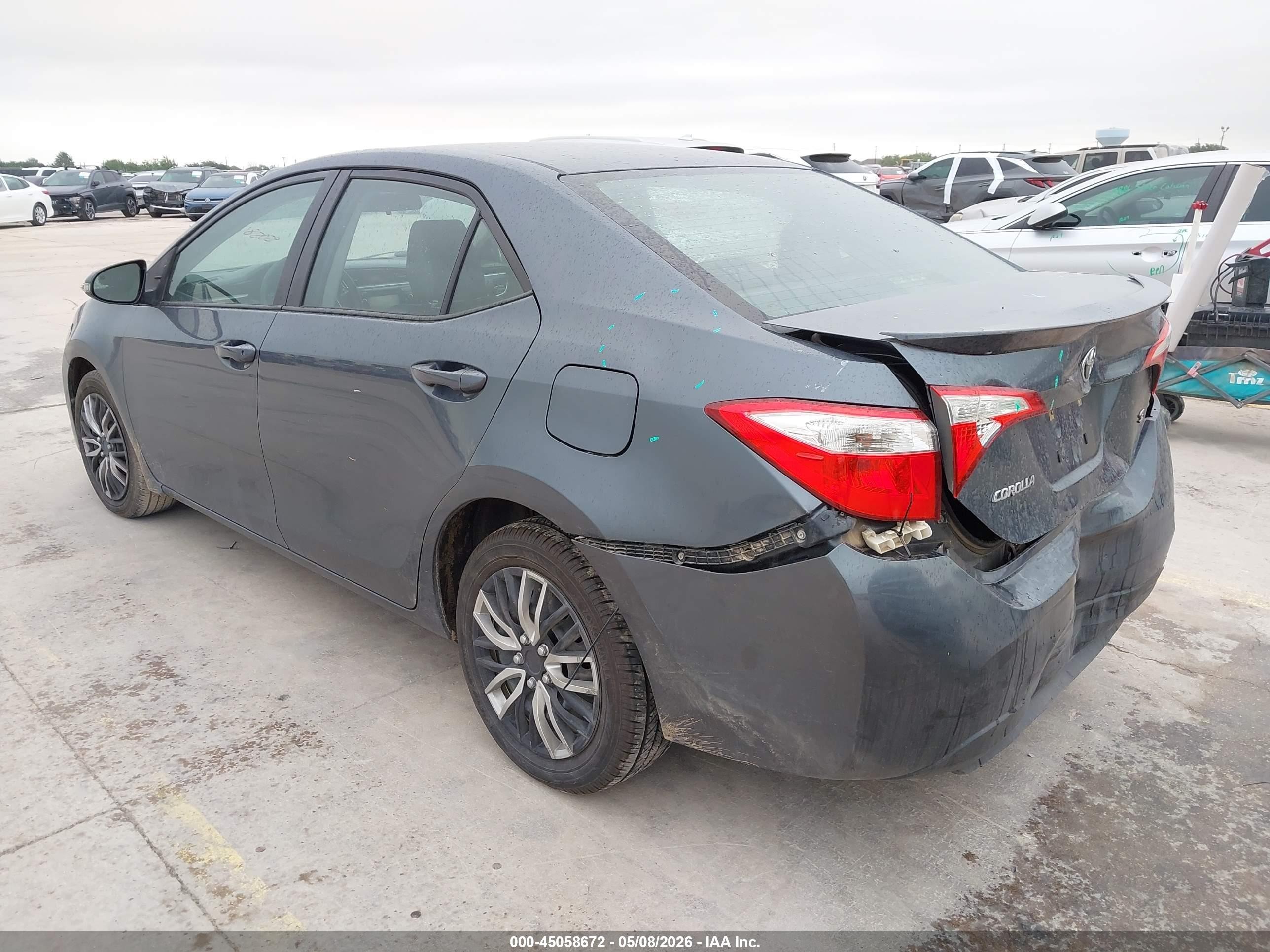 2014 Toyota Corolla S Серый vin: 2T1BURHE8EC140716
