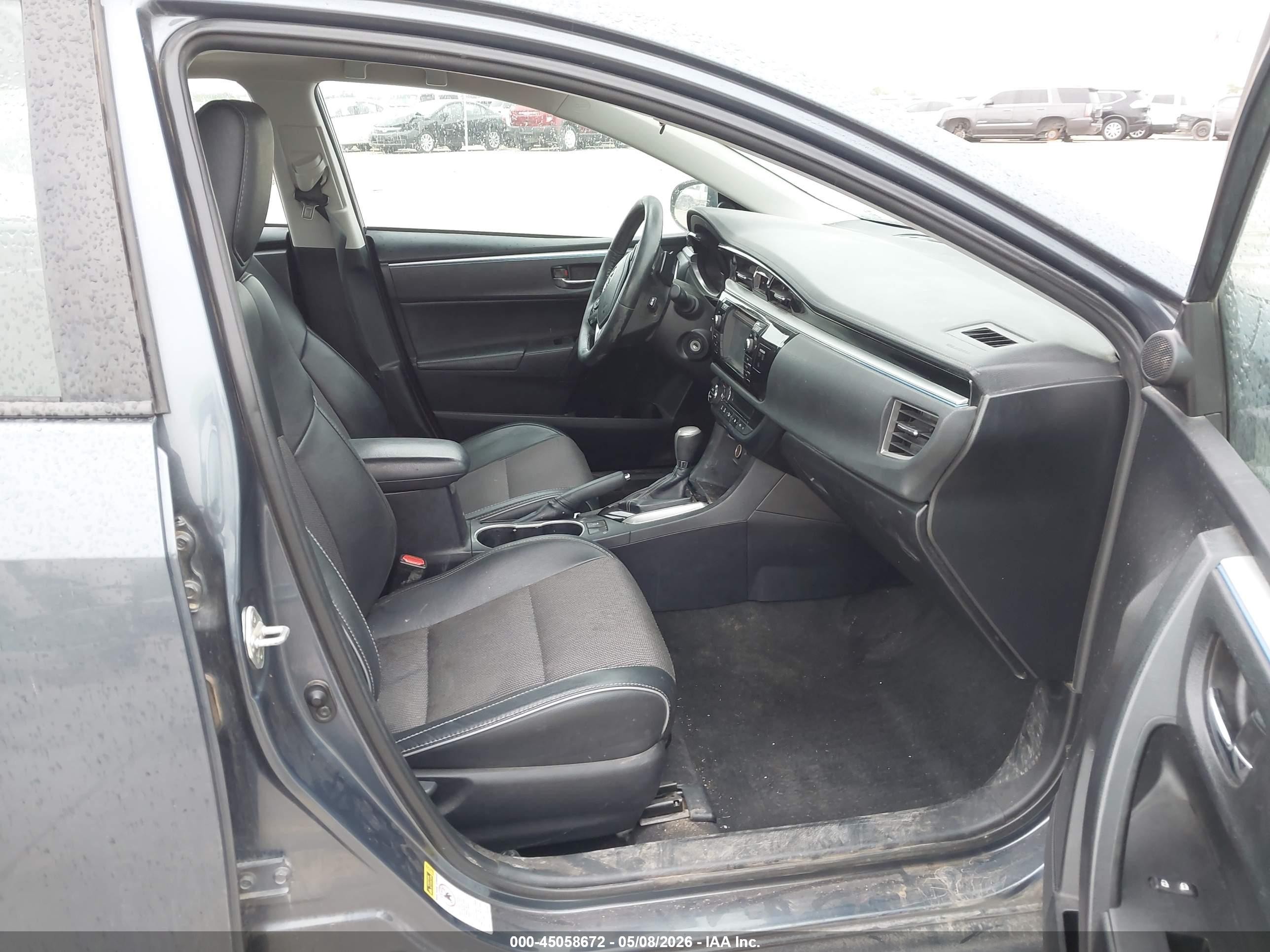 2014 Toyota Corolla S Серый vin: 2T1BURHE8EC140716