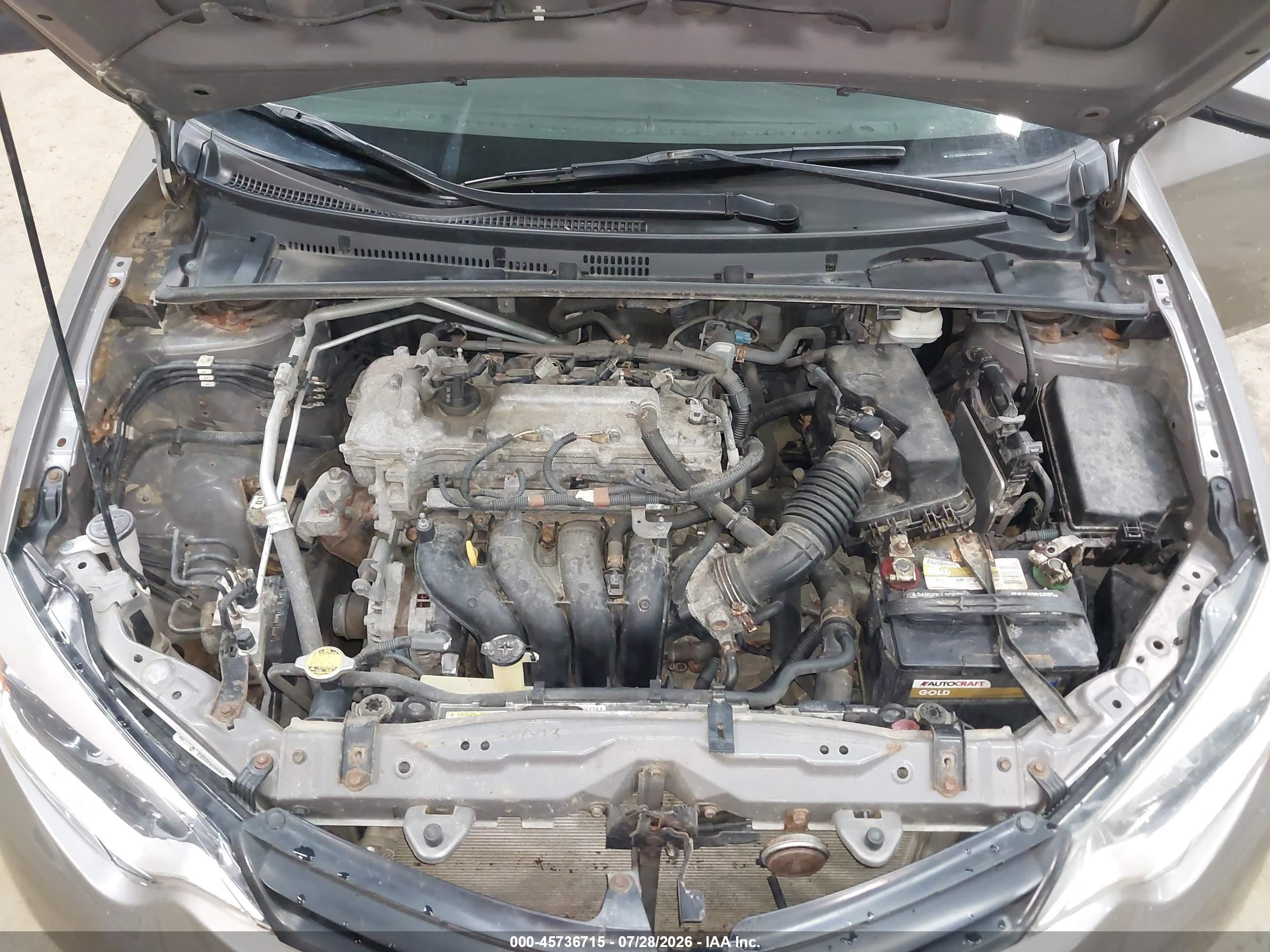2014 Toyota Corolla Le Gray vin: 2T1BURHE8EC140814