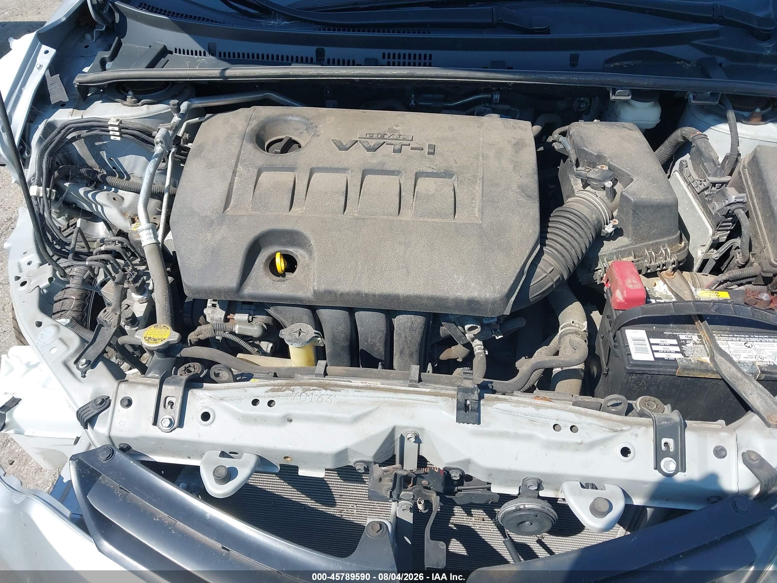 2014 Toyota Corolla Le Silver vin: 2T1BURHE8EC143003