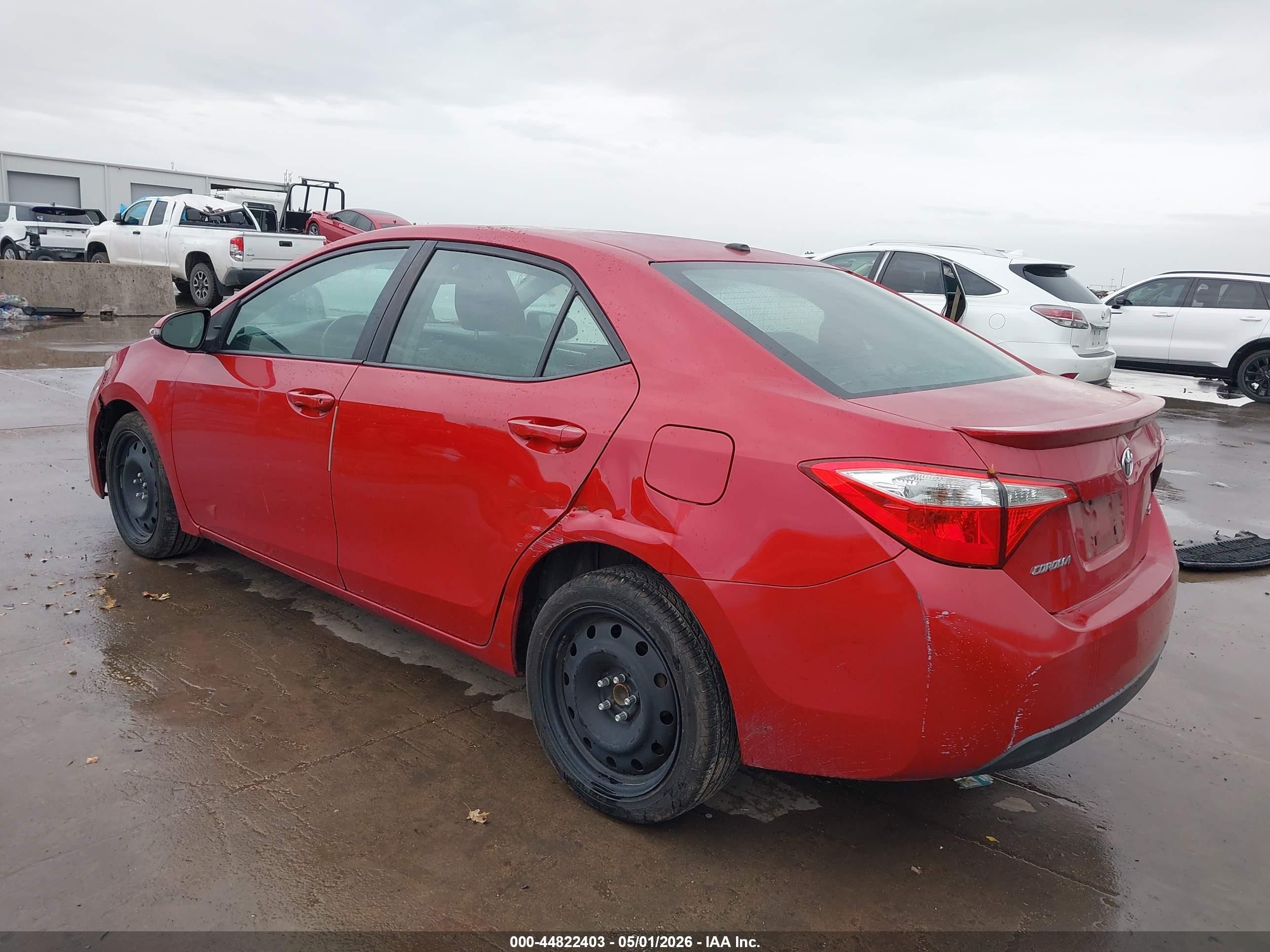 2014 Toyota Corolla S Premium Burgundy vin: 2T1BURHE8EC146581