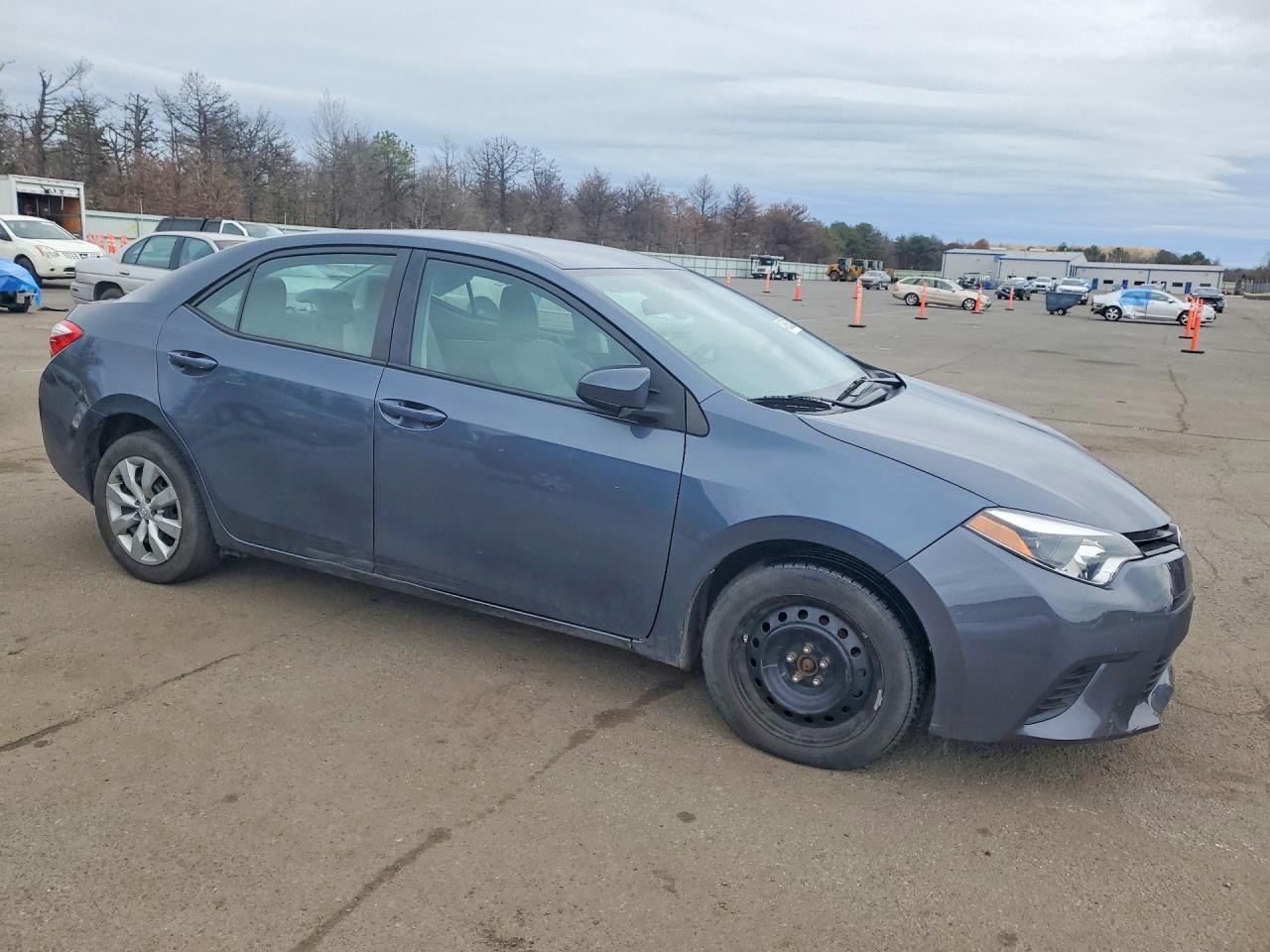 2014 Toyota Corolla Blue vin: 2T1BURHE8EC151926