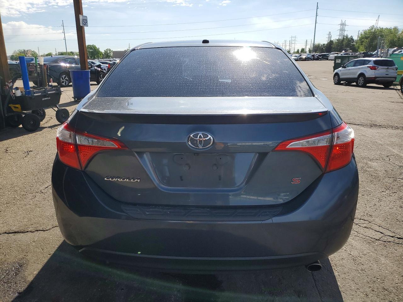 2014 Toyota Corolla S Plus Blue vin: 2T1BURHE8EC152073
