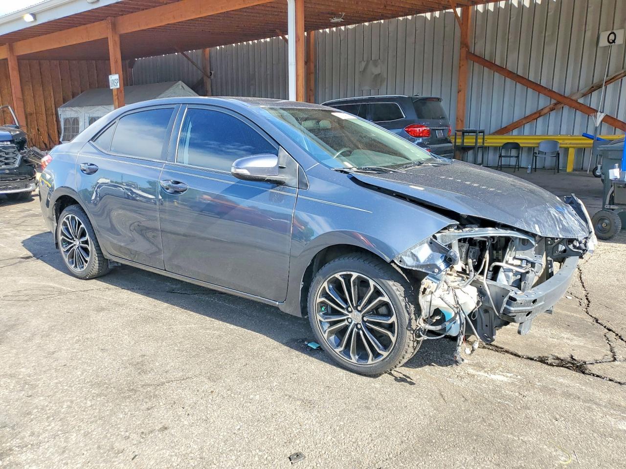 2014 Toyota Corolla S Plus Blue vin: 2T1BURHE8EC152073
