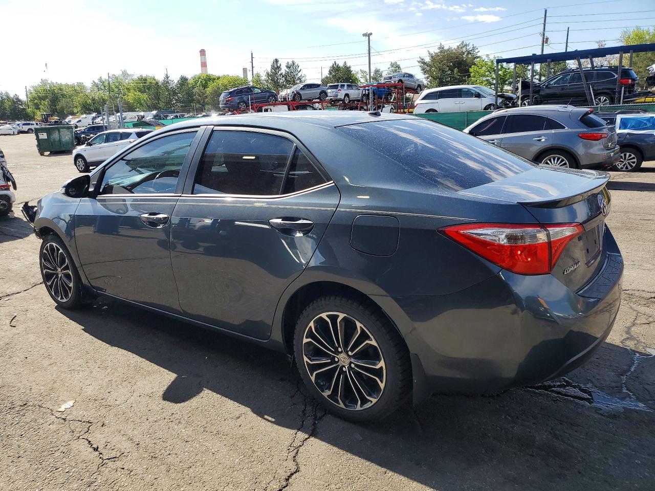 2014 Toyota Corolla S Plus Blue vin: 2T1BURHE8EC152073