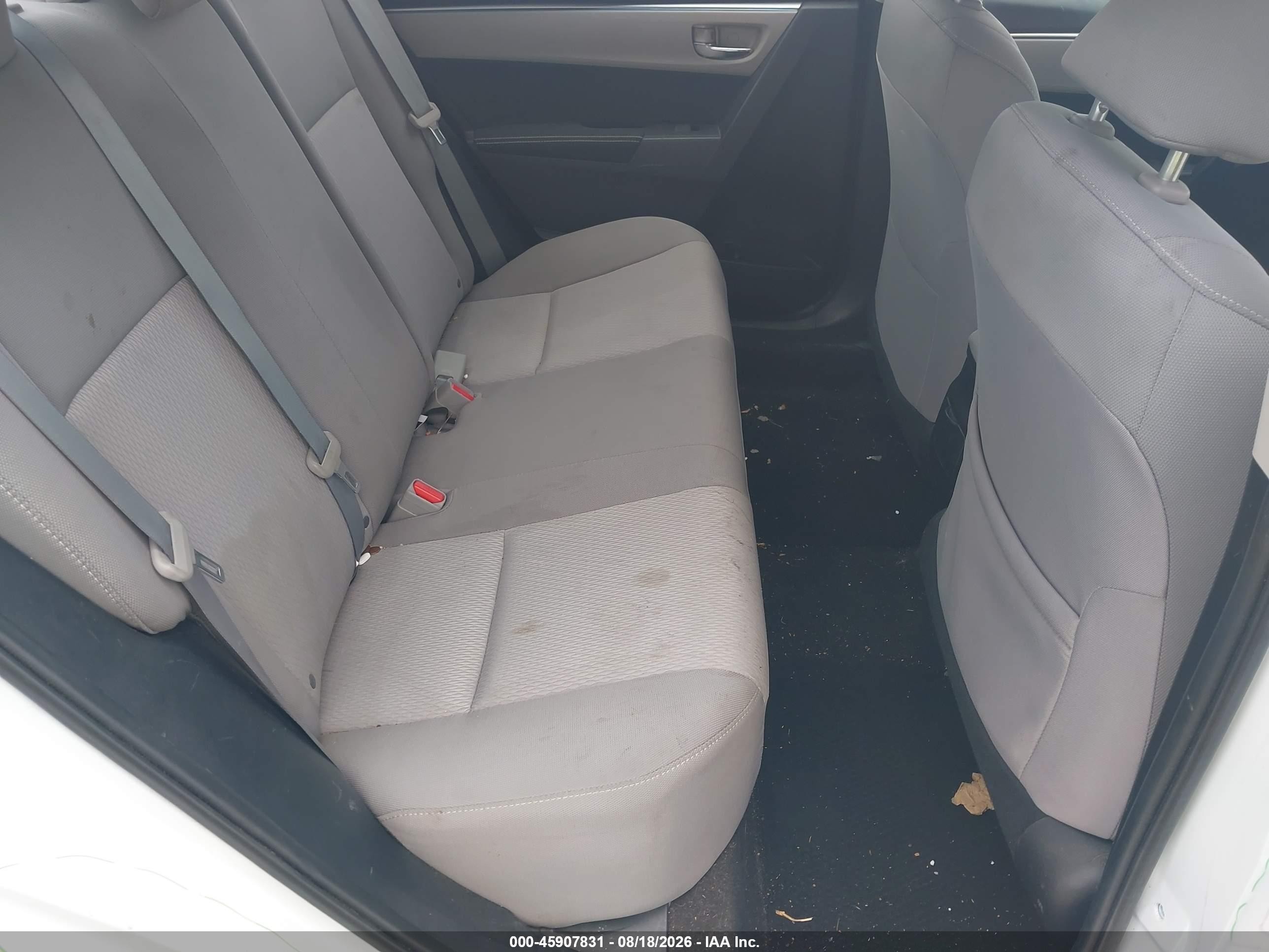 2014 Toyota Corolla Le Plus White vin: 2T1BURHE8EC154647