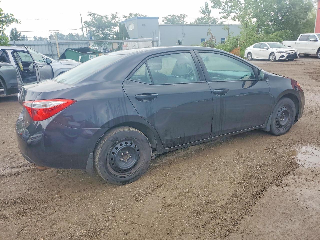 2014 Toyota Corolla L Black vin: 2T1BURHE8EC155619