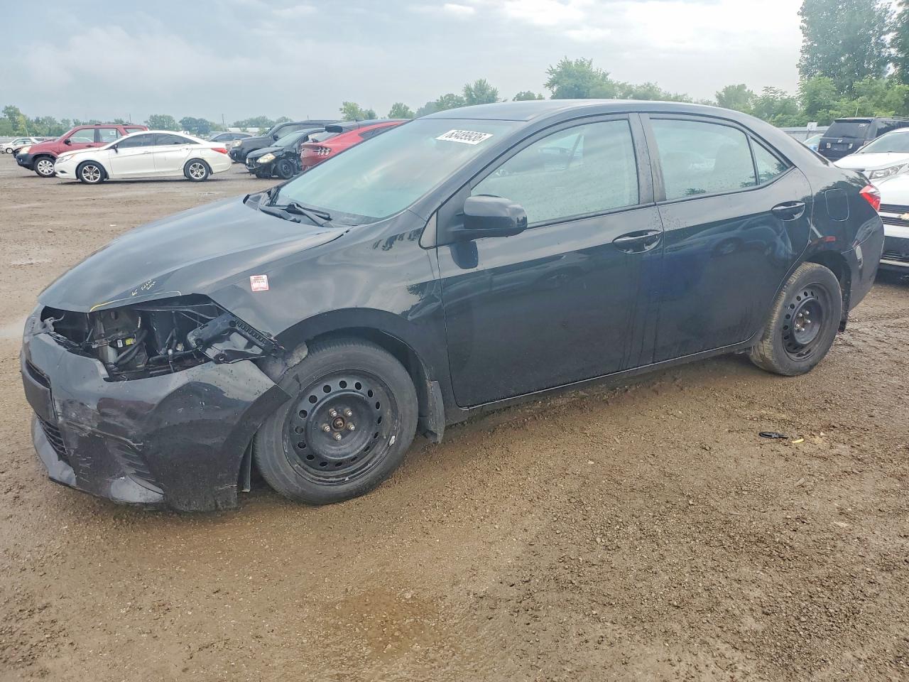 2014 Toyota Corolla L Black vin: 2T1BURHE8EC155619