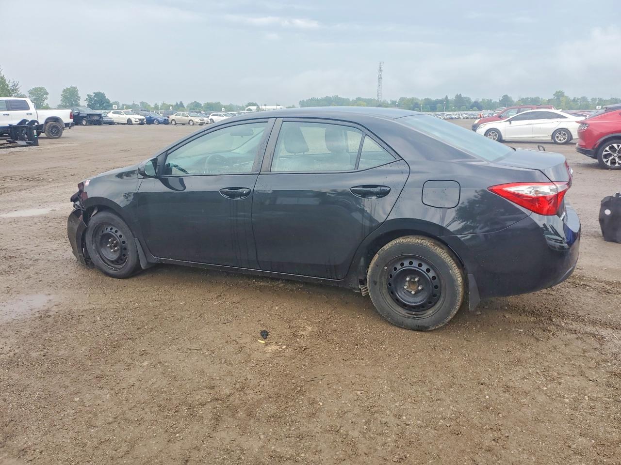 2014 Toyota Corolla L Black vin: 2T1BURHE8EC155619