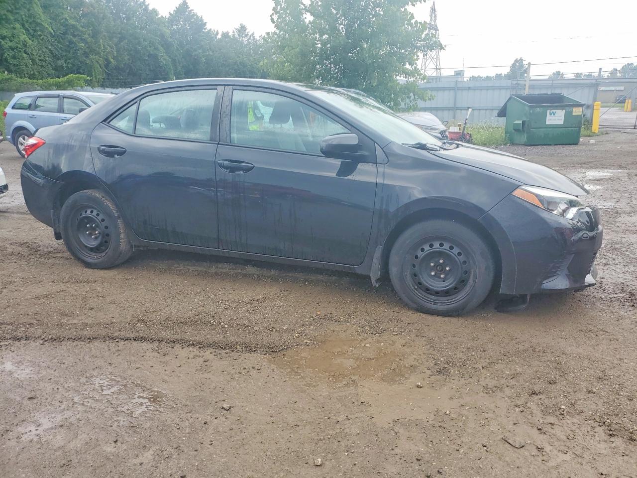 2014 Toyota Corolla L Black vin: 2T1BURHE8EC155619