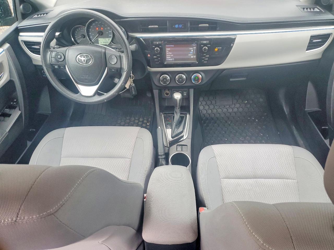 2014 Toyota Corolla L Black vin: 2T1BURHE8EC155619