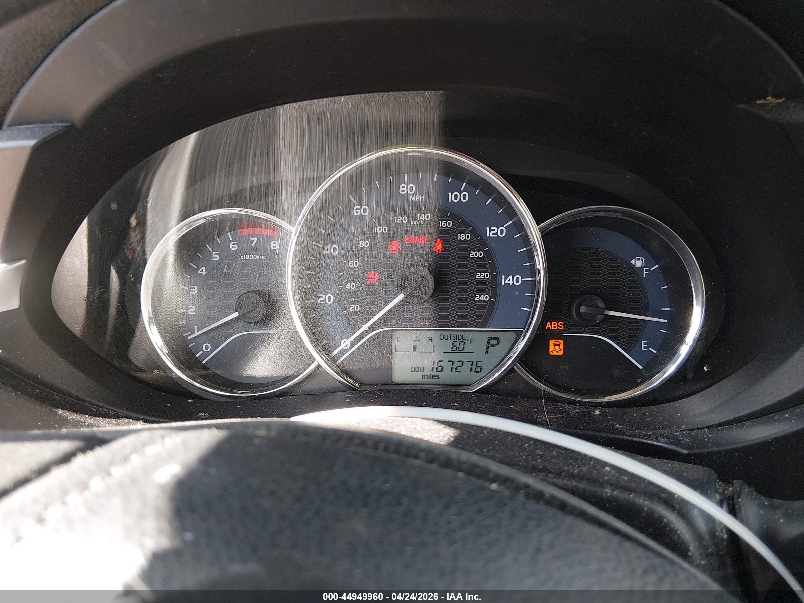 2014 Toyota Corolla Le Красный vin: 2T1BURHE8EC158360