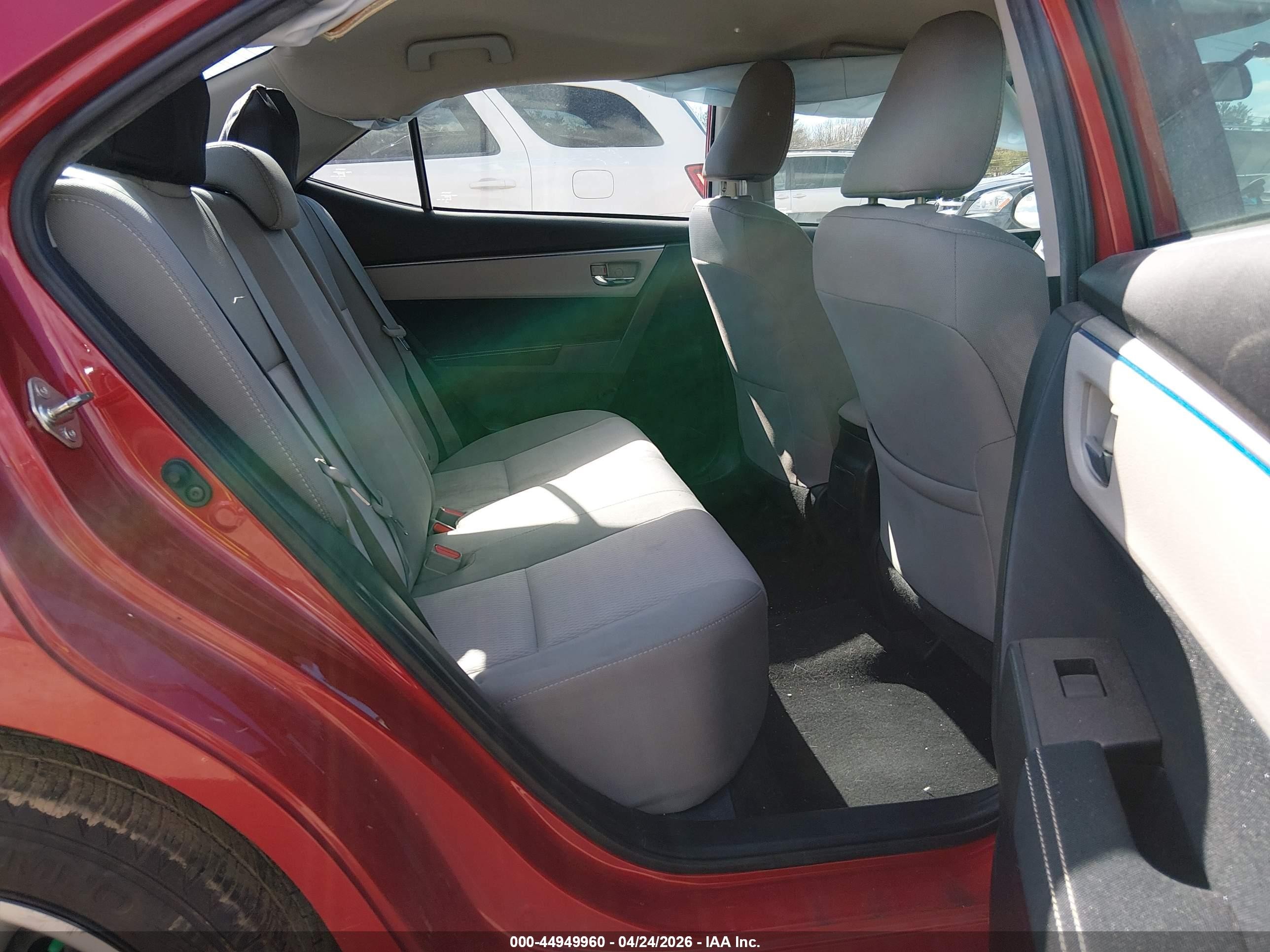 2014 Toyota Corolla Le Красный vin: 2T1BURHE8EC158360