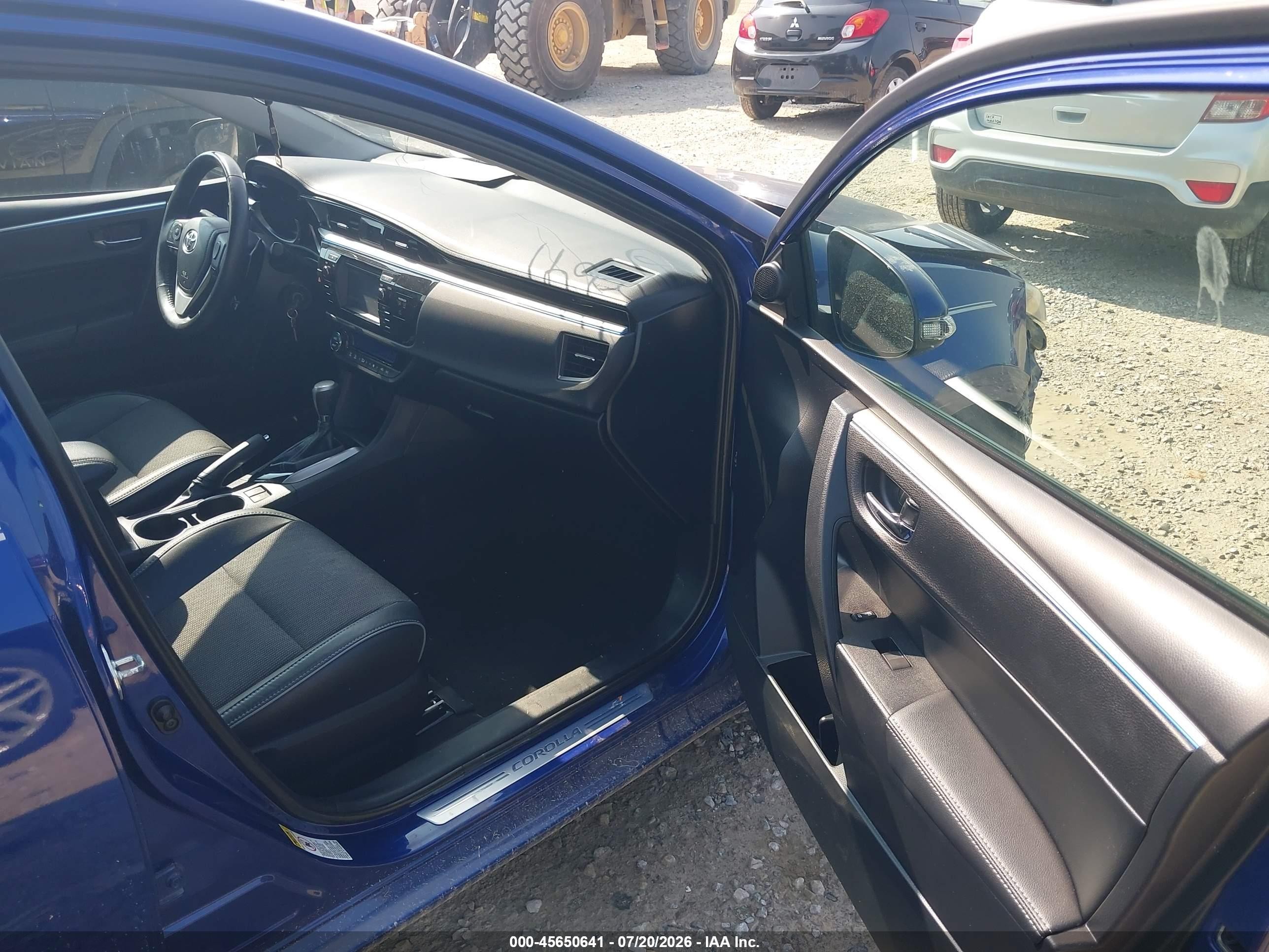2014 Toyota Corolla S Plus Синий vin: 2T1BURHE8EC158584