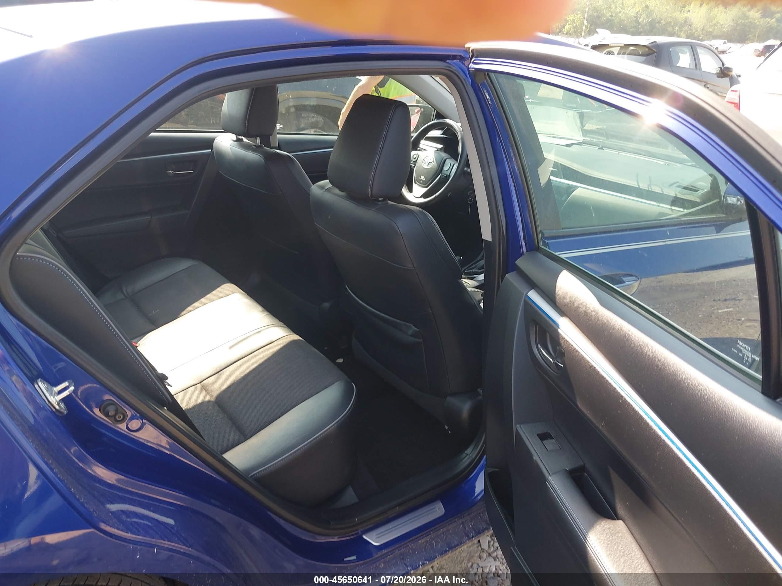 2014 Toyota Corolla S Plus Синий vin: 2T1BURHE8EC158584