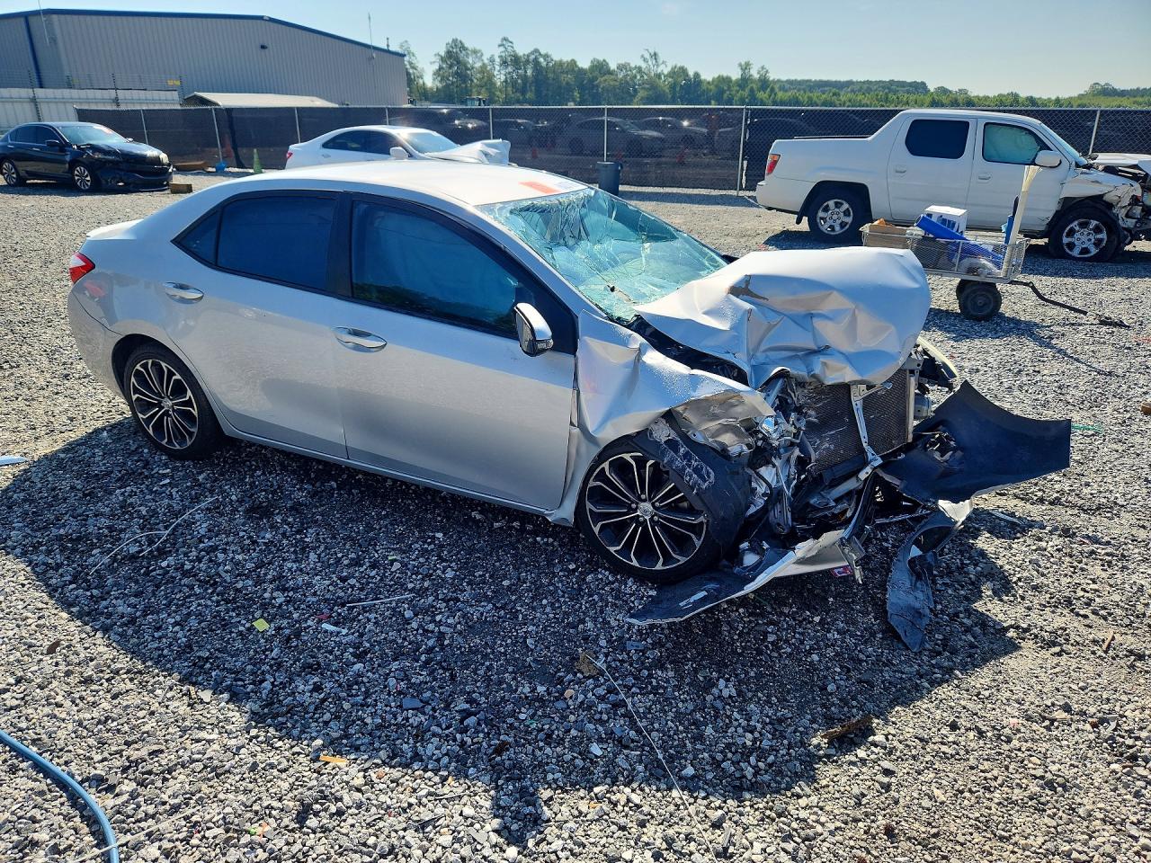 2014 Toyota Corolla S Plus Серебряный vin: 2T1BURHE8EC163235