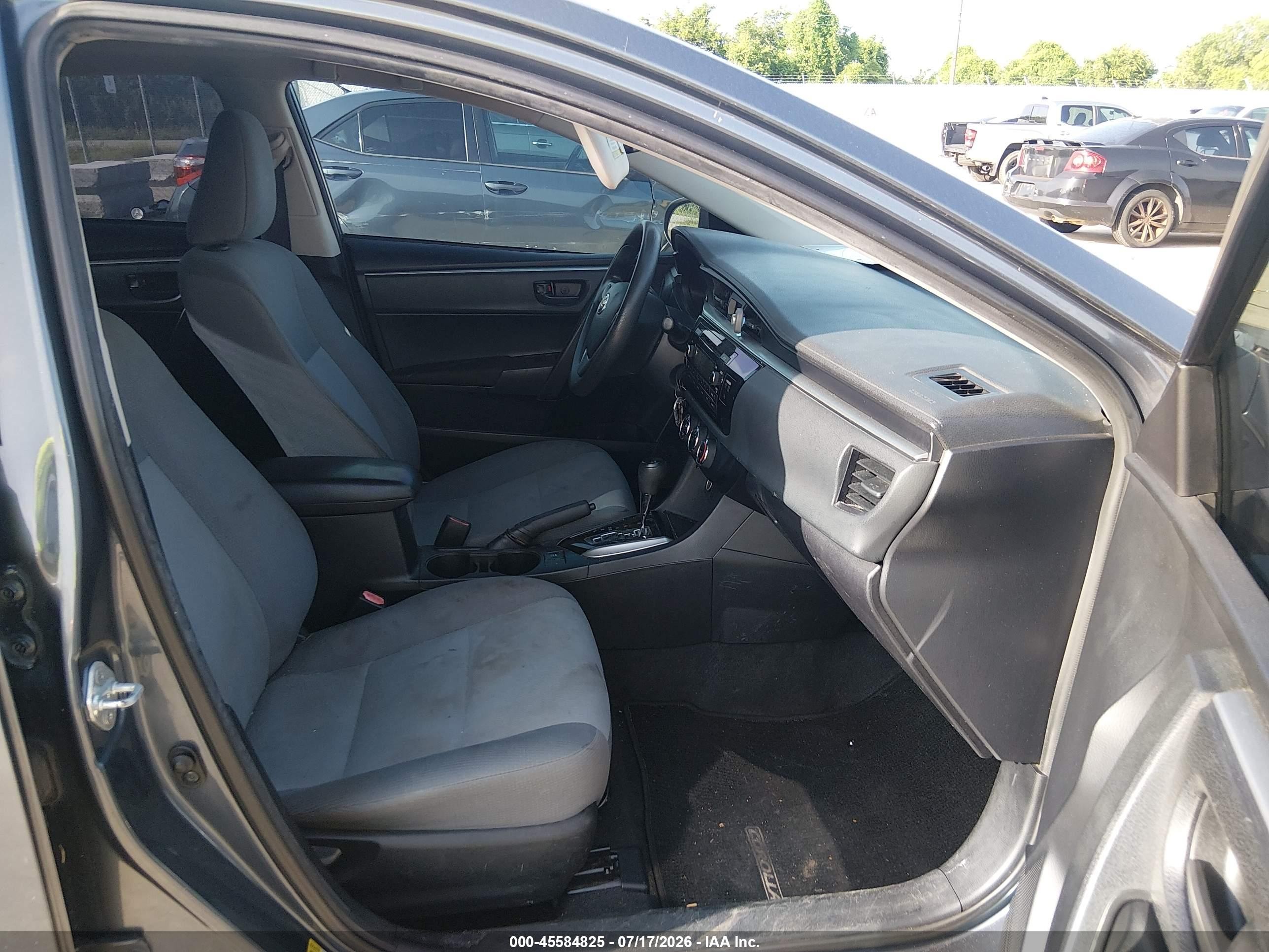 2014 Toyota Corolla L Gray vin: 2T1BURHE8EC167396