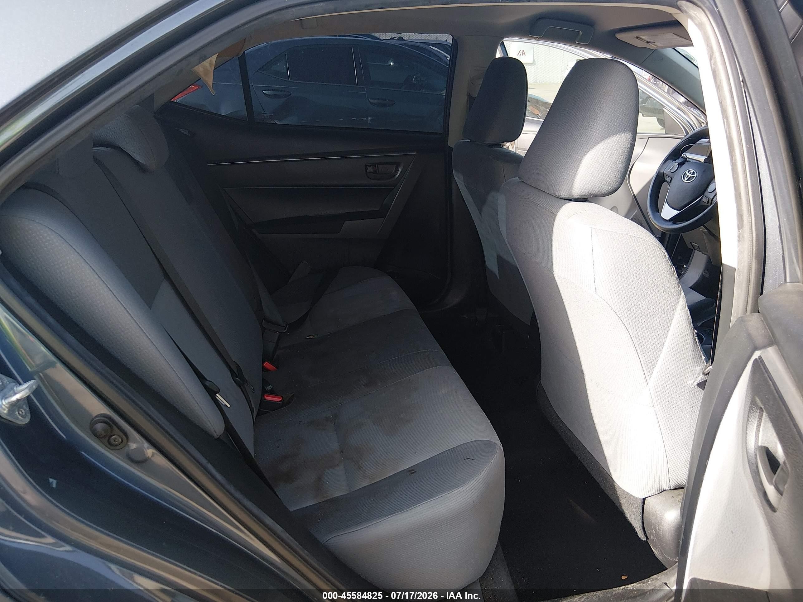 2014 Toyota Corolla L Gray vin: 2T1BURHE8EC167396