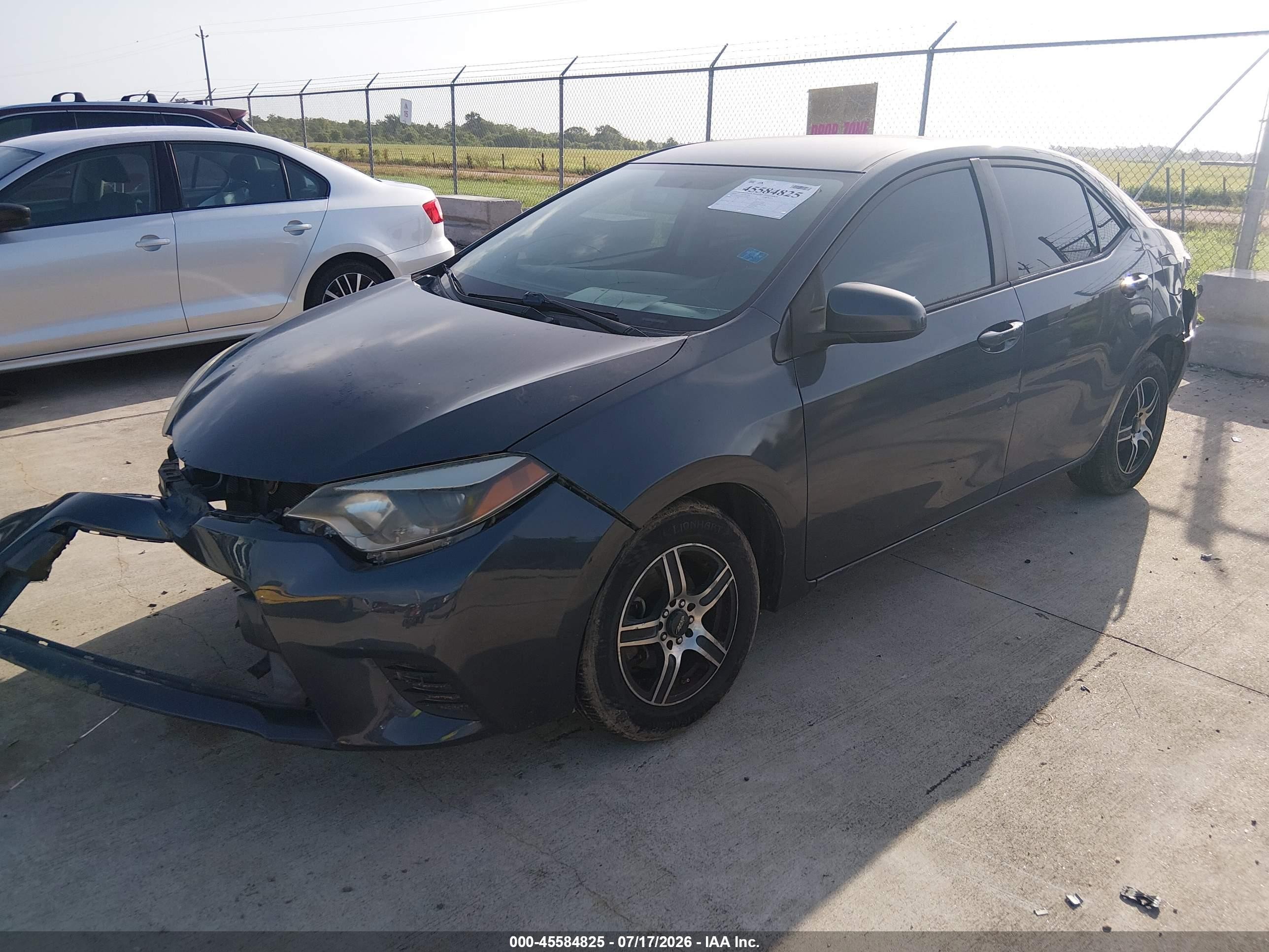 2014 Toyota Corolla L Gray vin: 2T1BURHE8EC167396