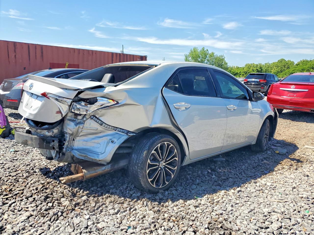 2014 Toyota Corolla S Plus Silver vin: 2T1BURHE8EC167950