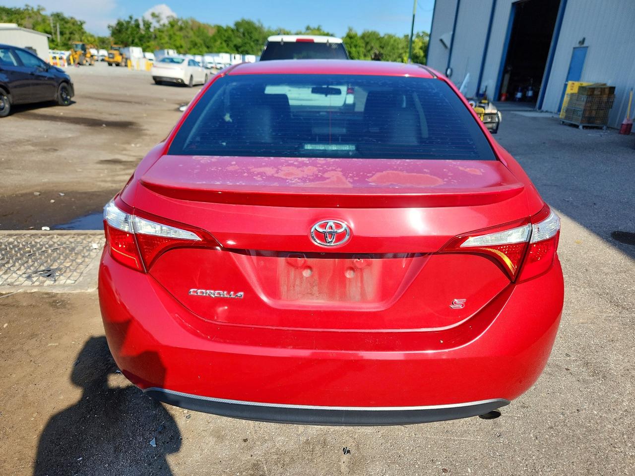 2014 Toyota Corolla S Plus Красный vin: 2T1BURHE8EC190158