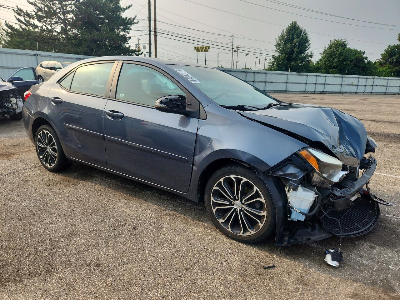 2014 Toyota Corolla S Premium Gray vin: 2T1BURHE8EC197207