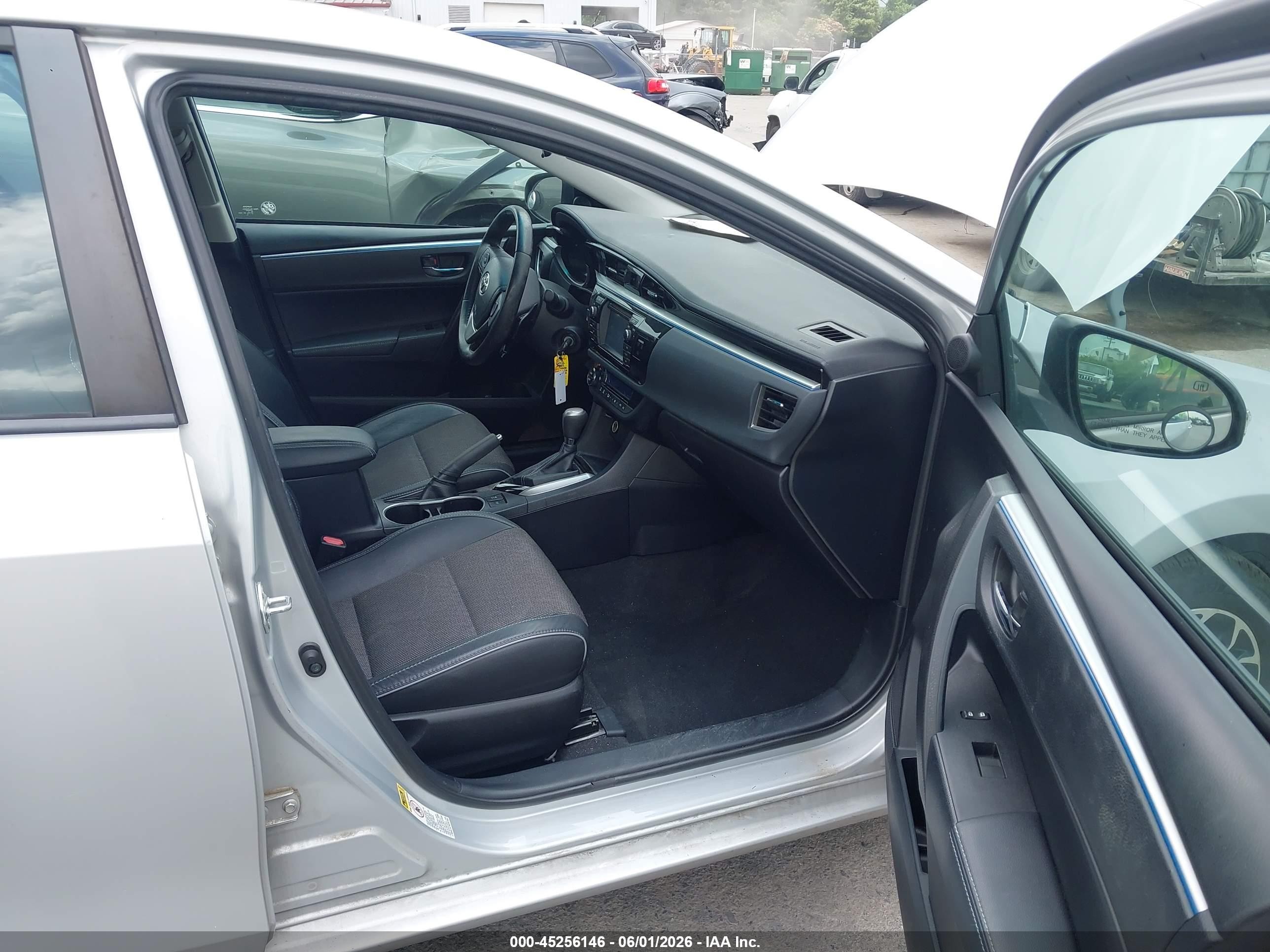 2014 Toyota Corolla S Plus Серый vin: 2T1BURHE8EC198342