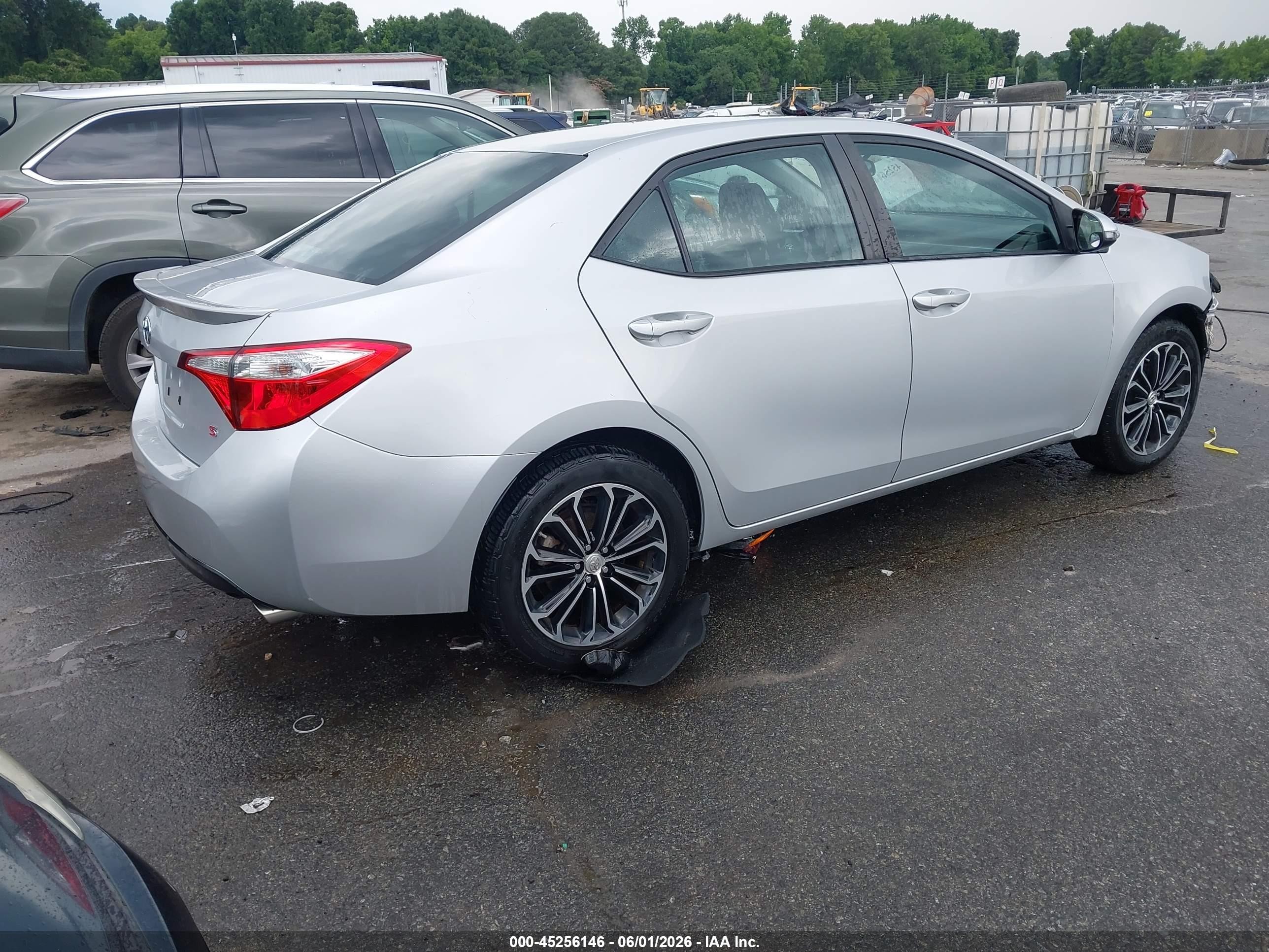 2014 Toyota Corolla S Plus Серый vin: 2T1BURHE8EC198342