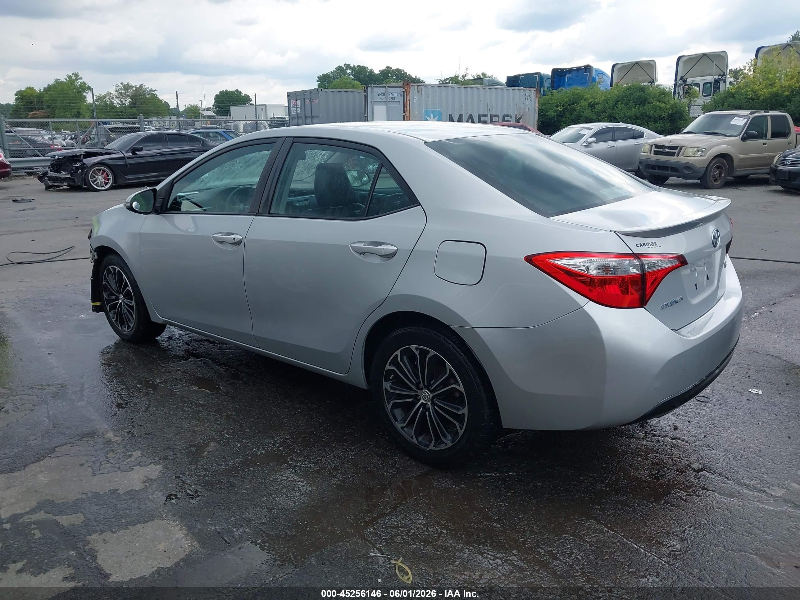 2014 Toyota Corolla S Plus Серый vin: 2T1BURHE8EC198342