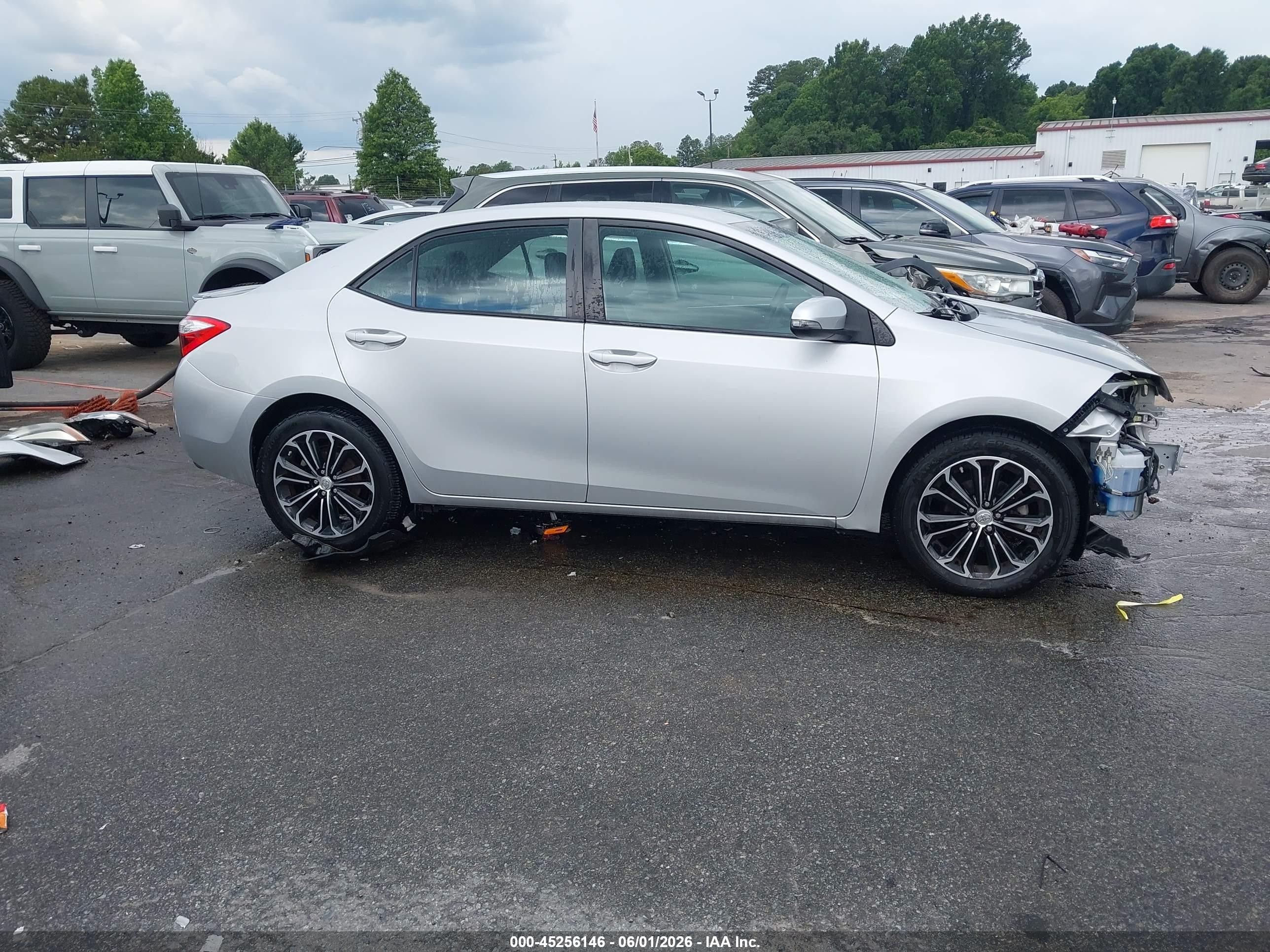 2014 Toyota Corolla S Plus Серый vin: 2T1BURHE8EC198342