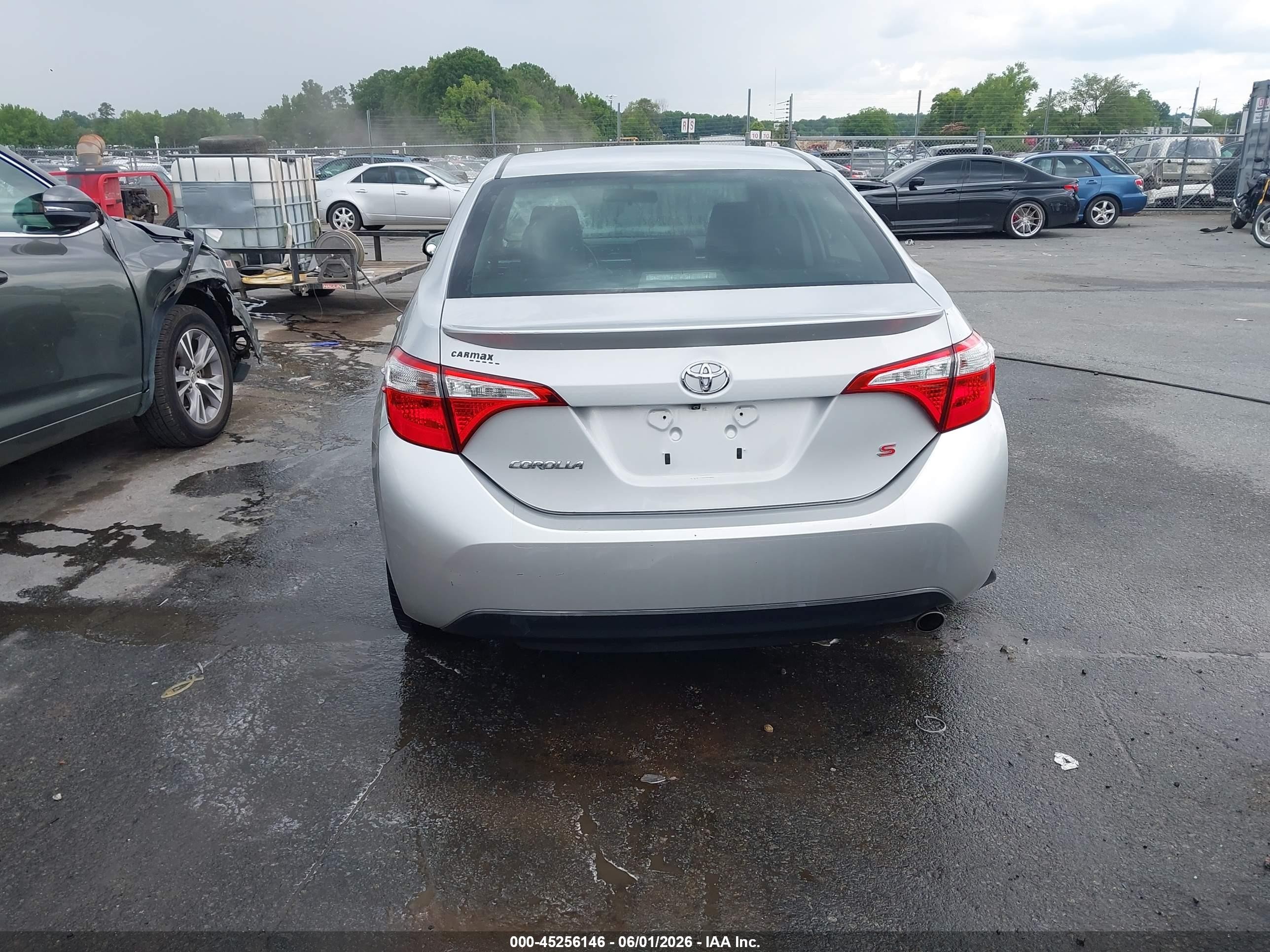 2014 Toyota Corolla S Plus Серый vin: 2T1BURHE8EC198342
