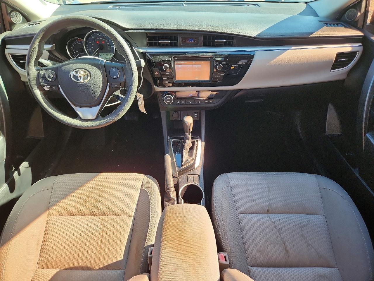 2014 Toyota Corolla Le Серый vin: 2T1BURHE8EC198602