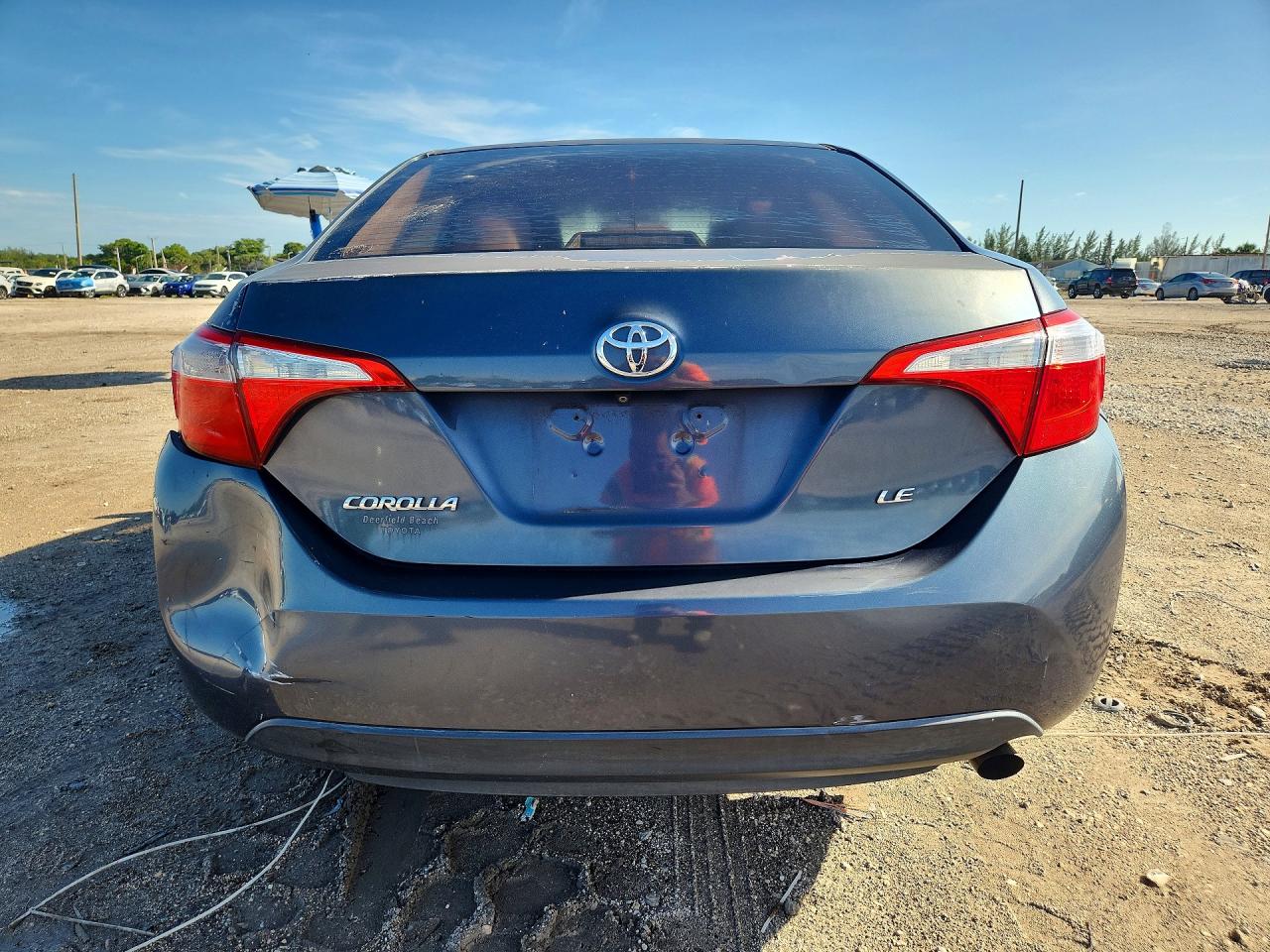 2014 Toyota Corolla Le Серый vin: 2T1BURHE8EC198602