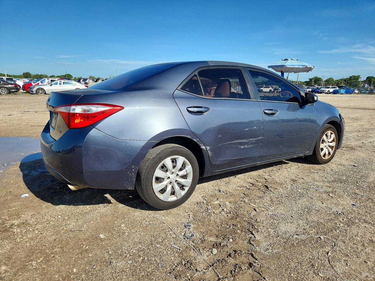 2014 Toyota Corolla Le Серый vin: 2T1BURHE8EC198602