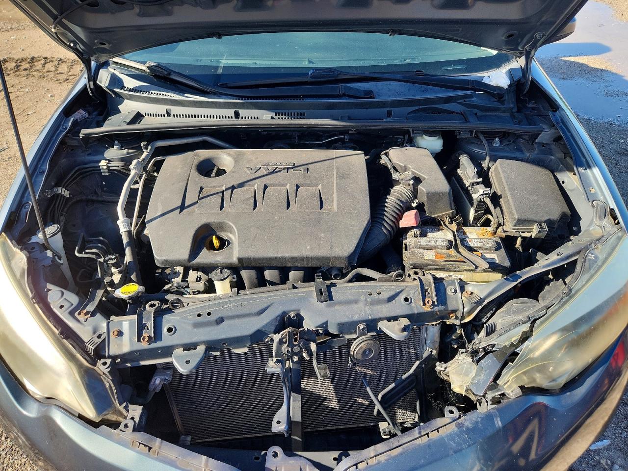 2014 Toyota Corolla Le Серый vin: 2T1BURHE8EC198602