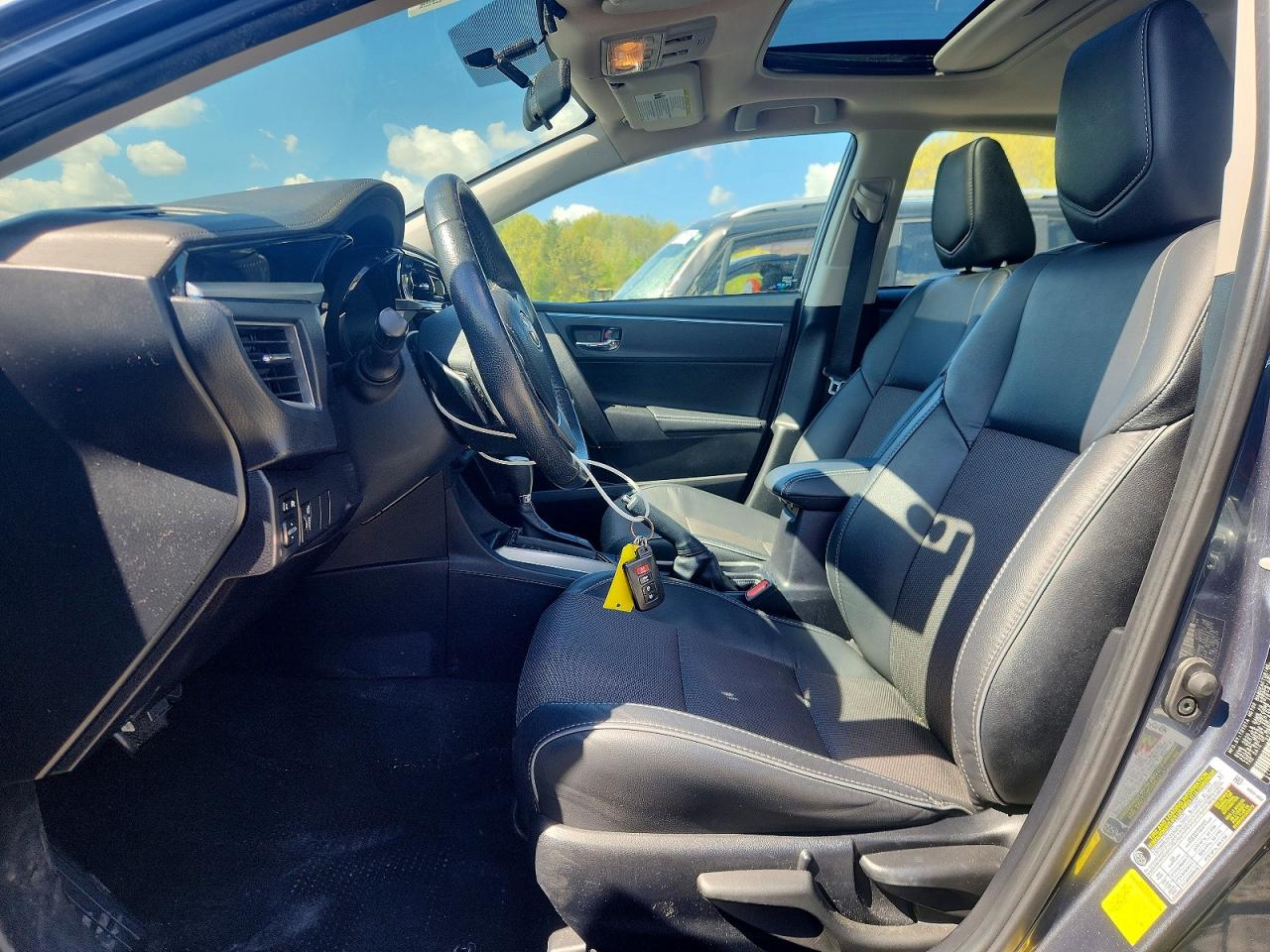 2014 Toyota Corolla S Plus Gray vin: 2T1BURHE8EC203507
