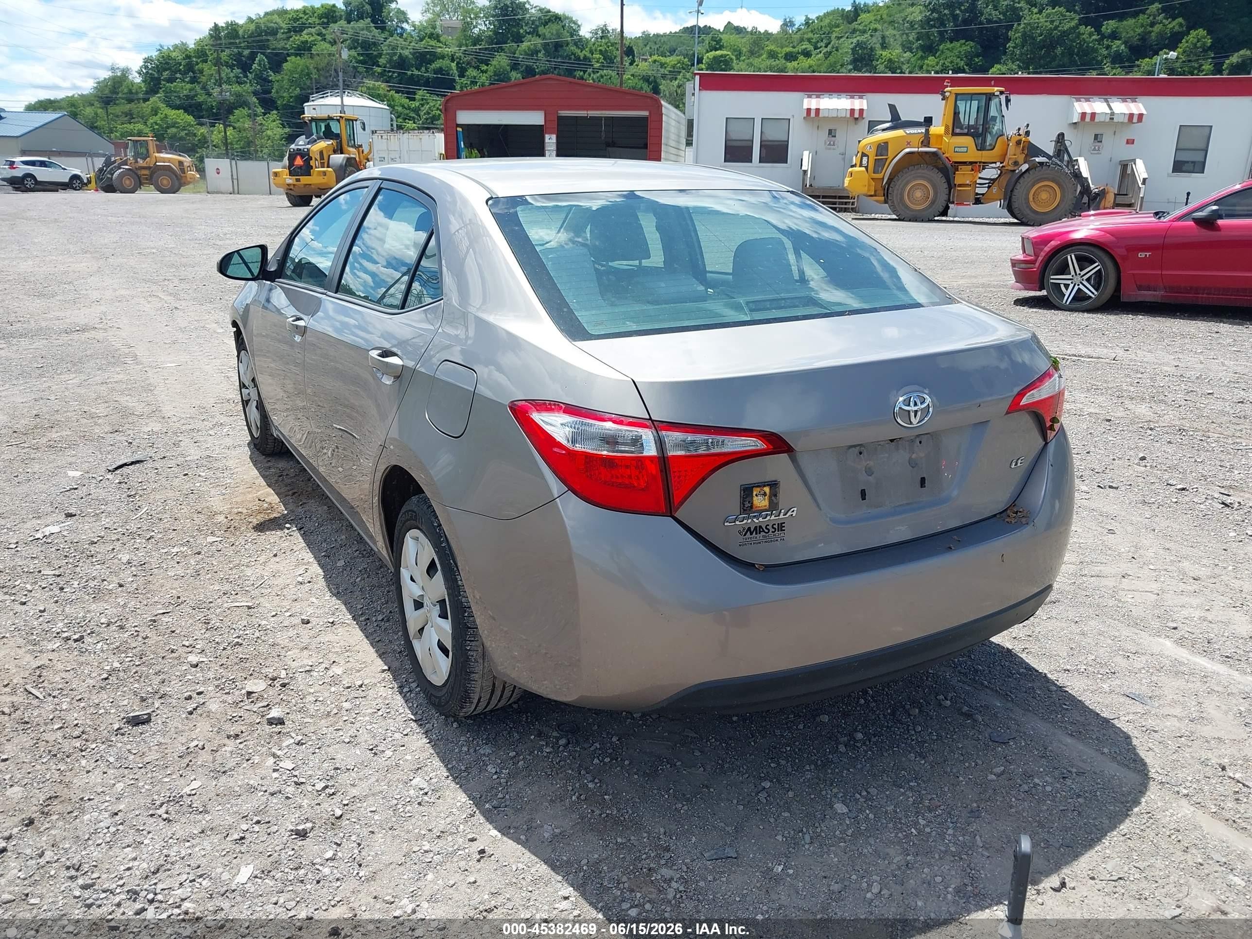 2014 Toyota Corolla Le Silver vin: 2T1BURHE8EC204205